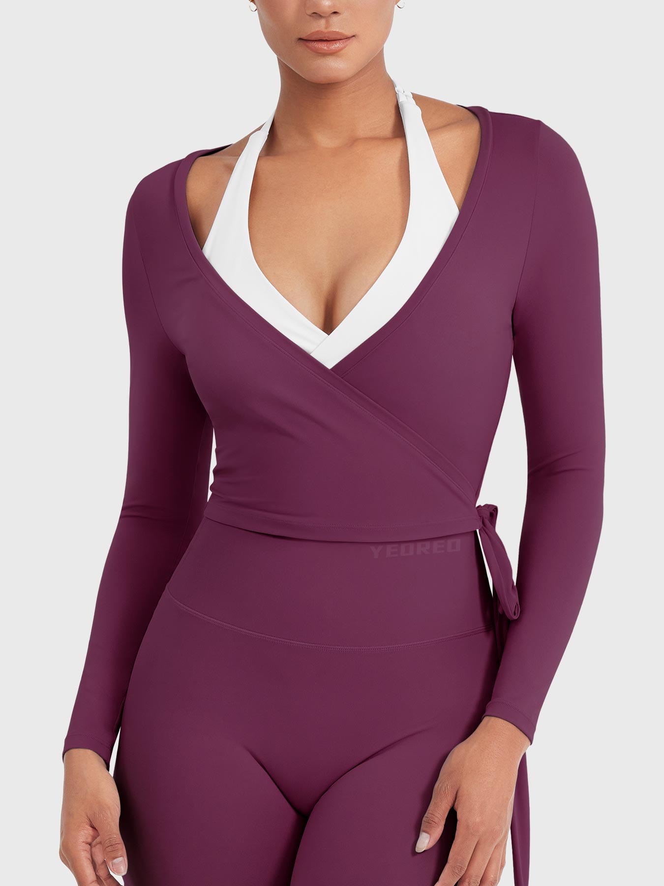Long Sleeve Ballet Wrap Top