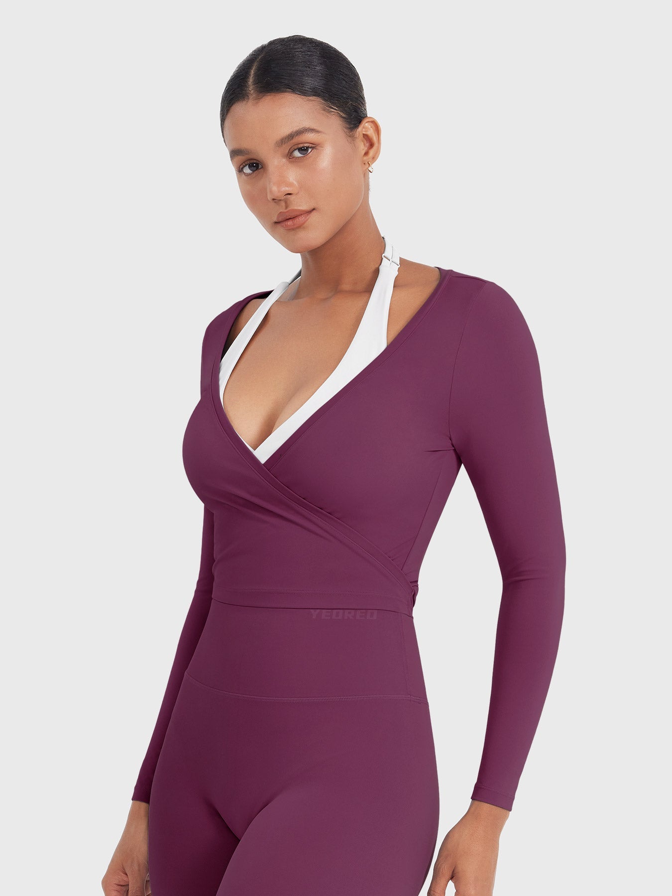 Long Sleeve Ballet Wrap Top