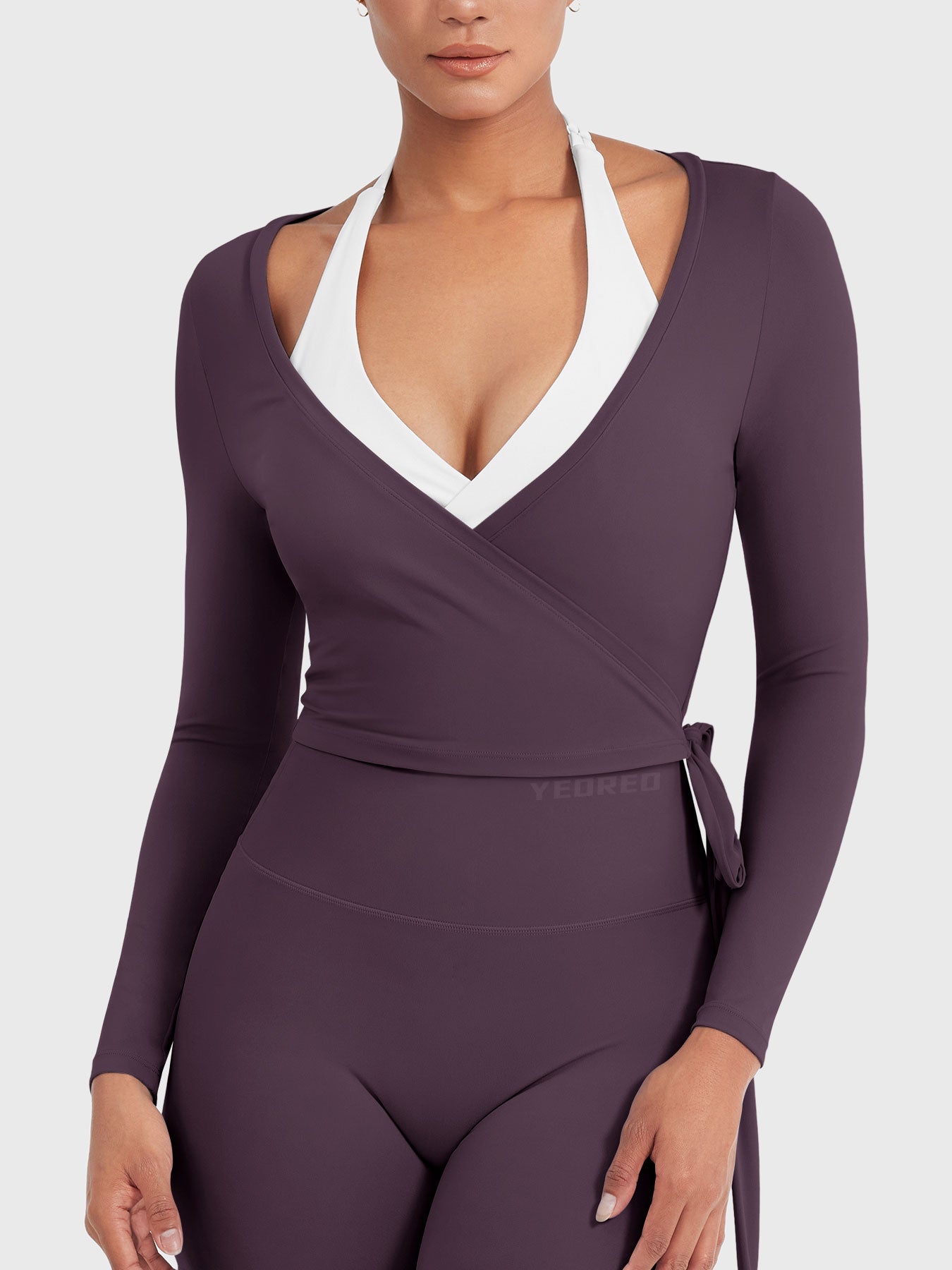 Long Sleeve Ballet Wrap Top
