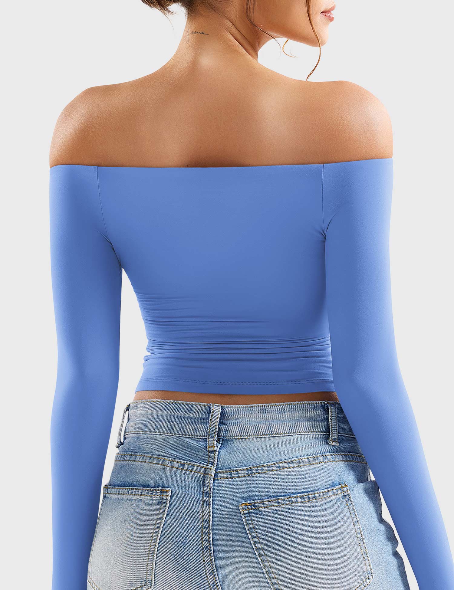 Off Shoulder Crop Top