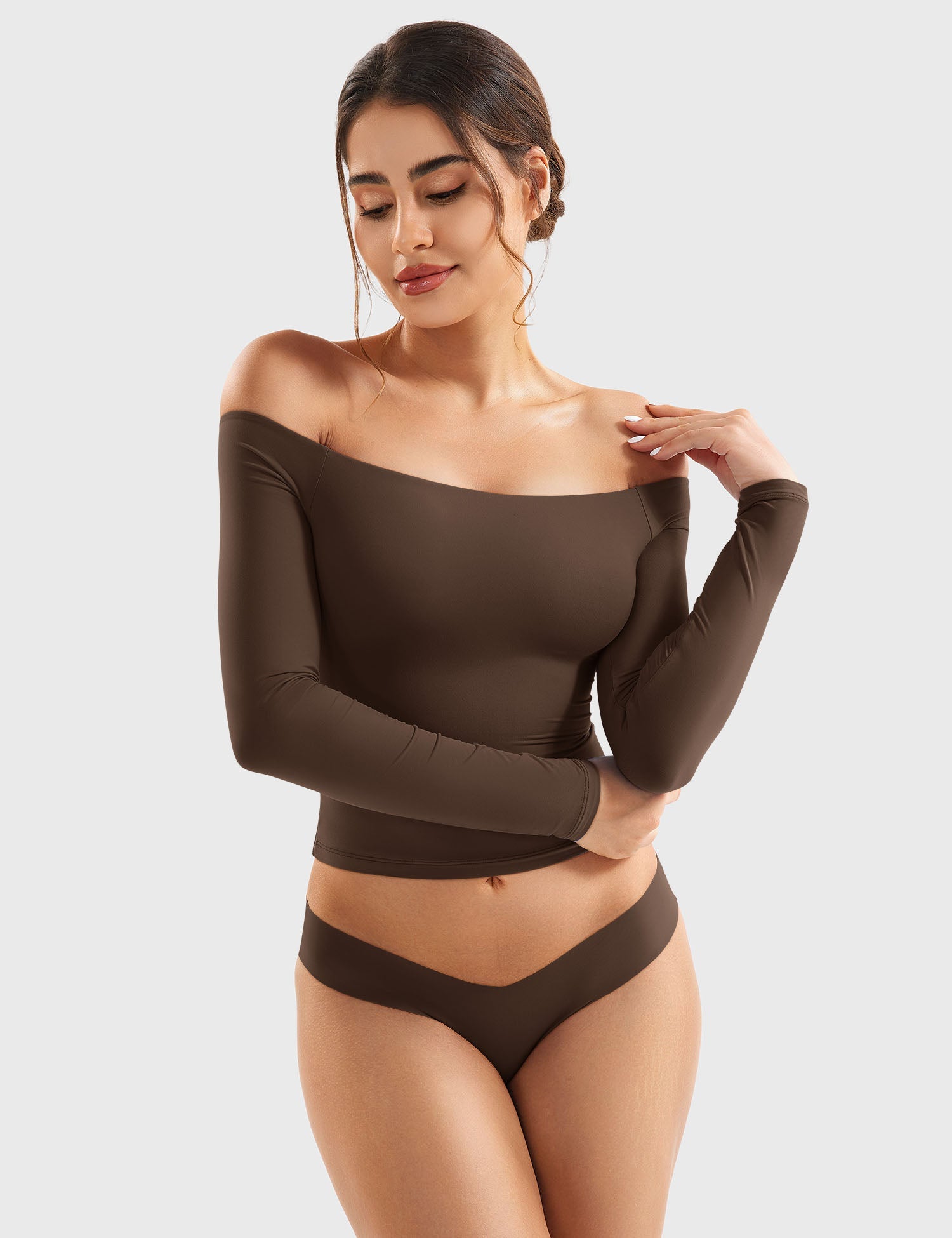 Off Shoulder Crop Top