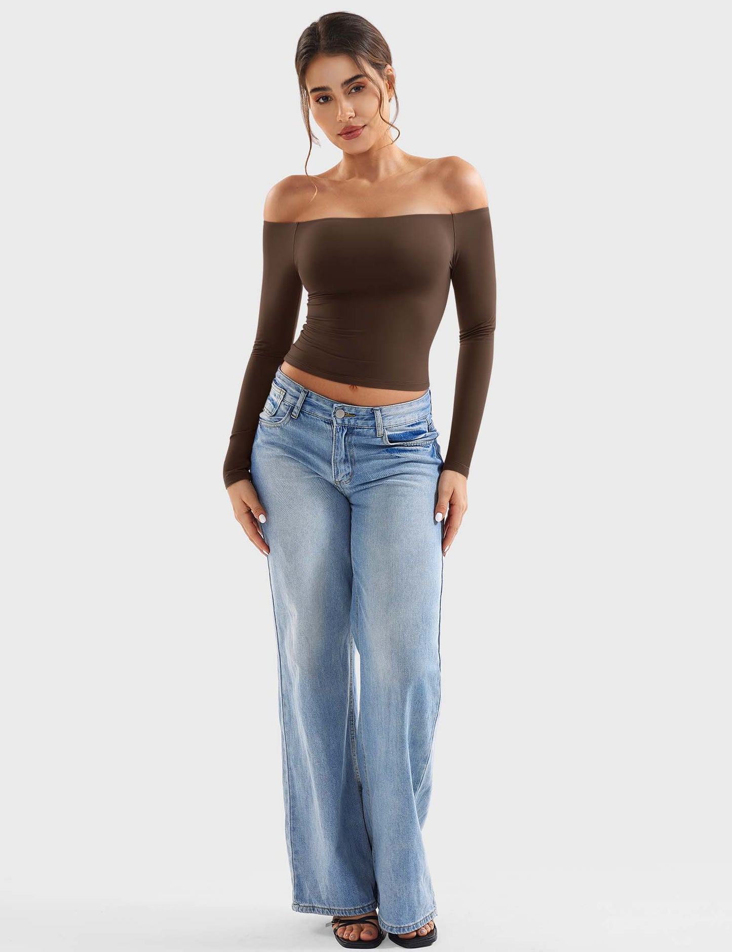 Off Shoulder Crop Top