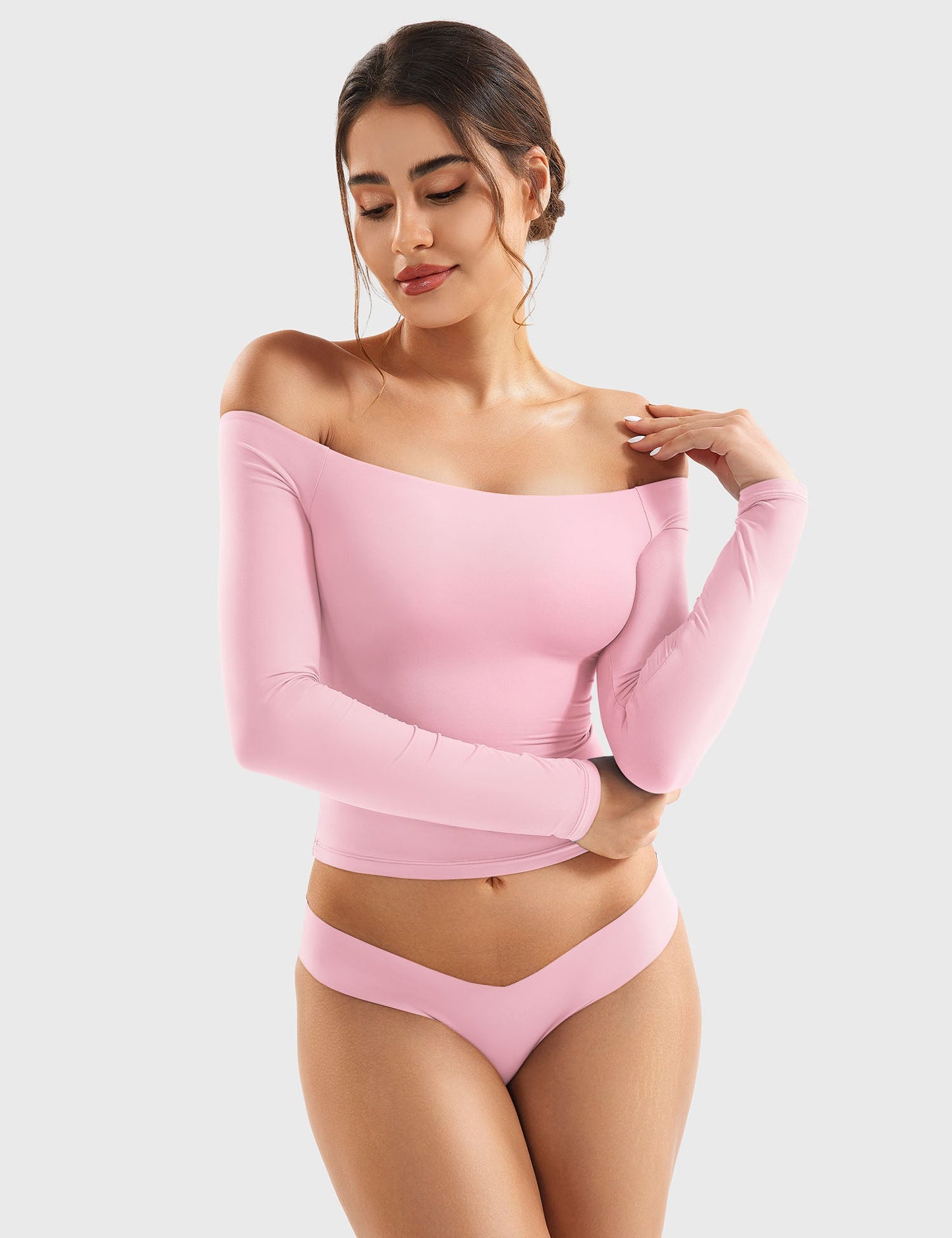 Off Shoulder Crop Top
