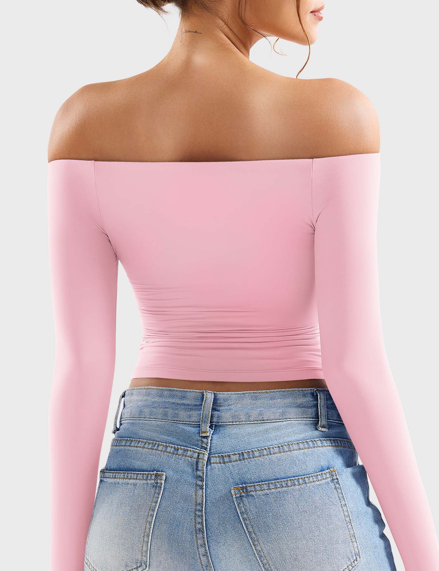 Off Shoulder Crop Top