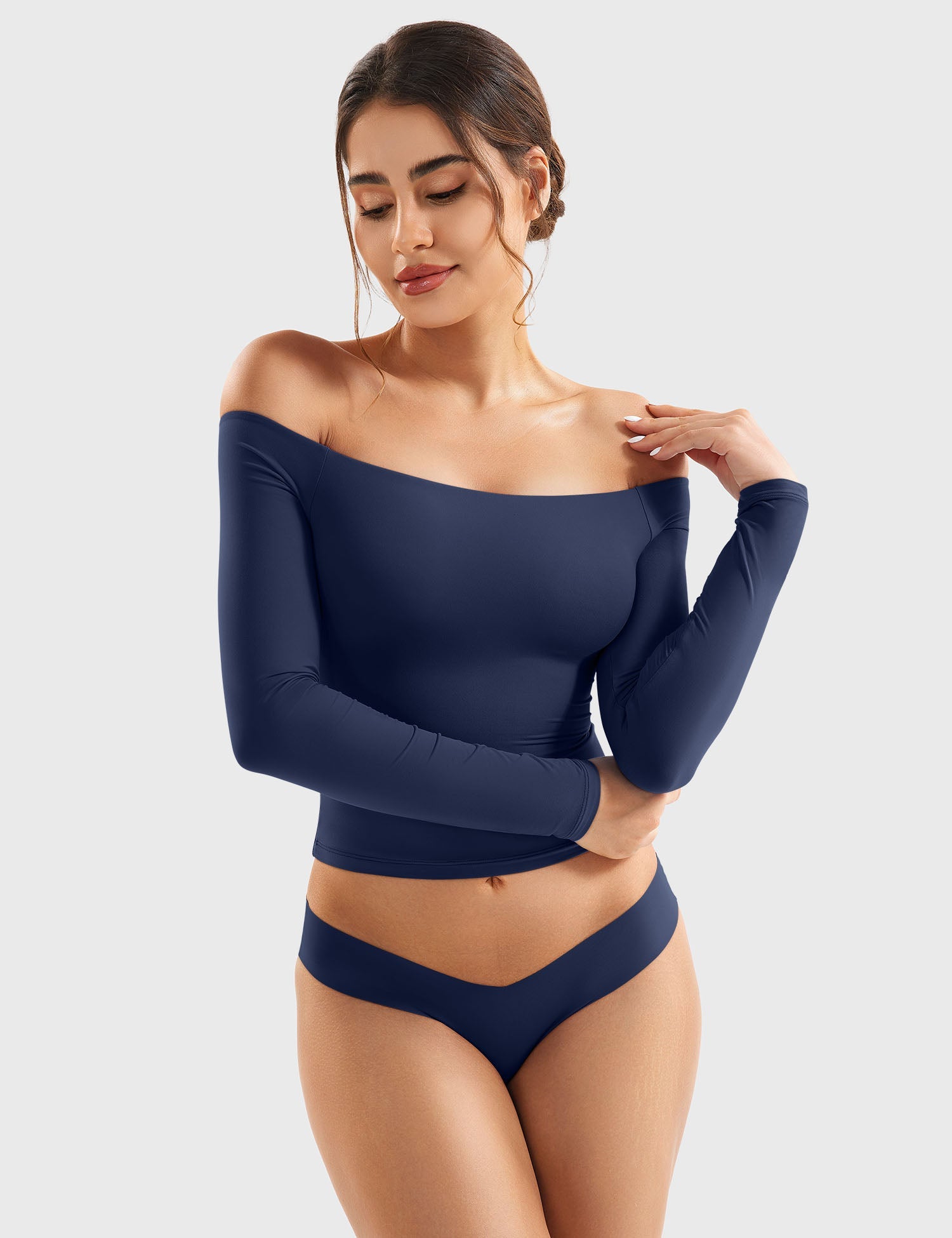 Off Shoulder Crop Top