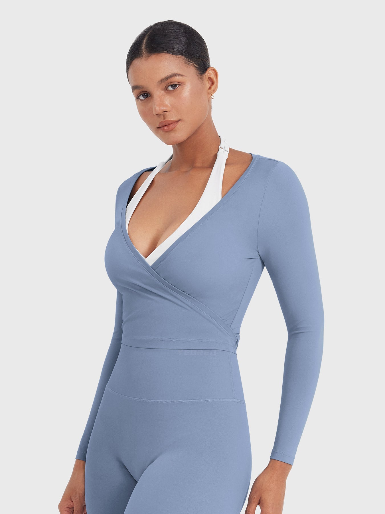 Long Sleeve Ballet Wrap Top
