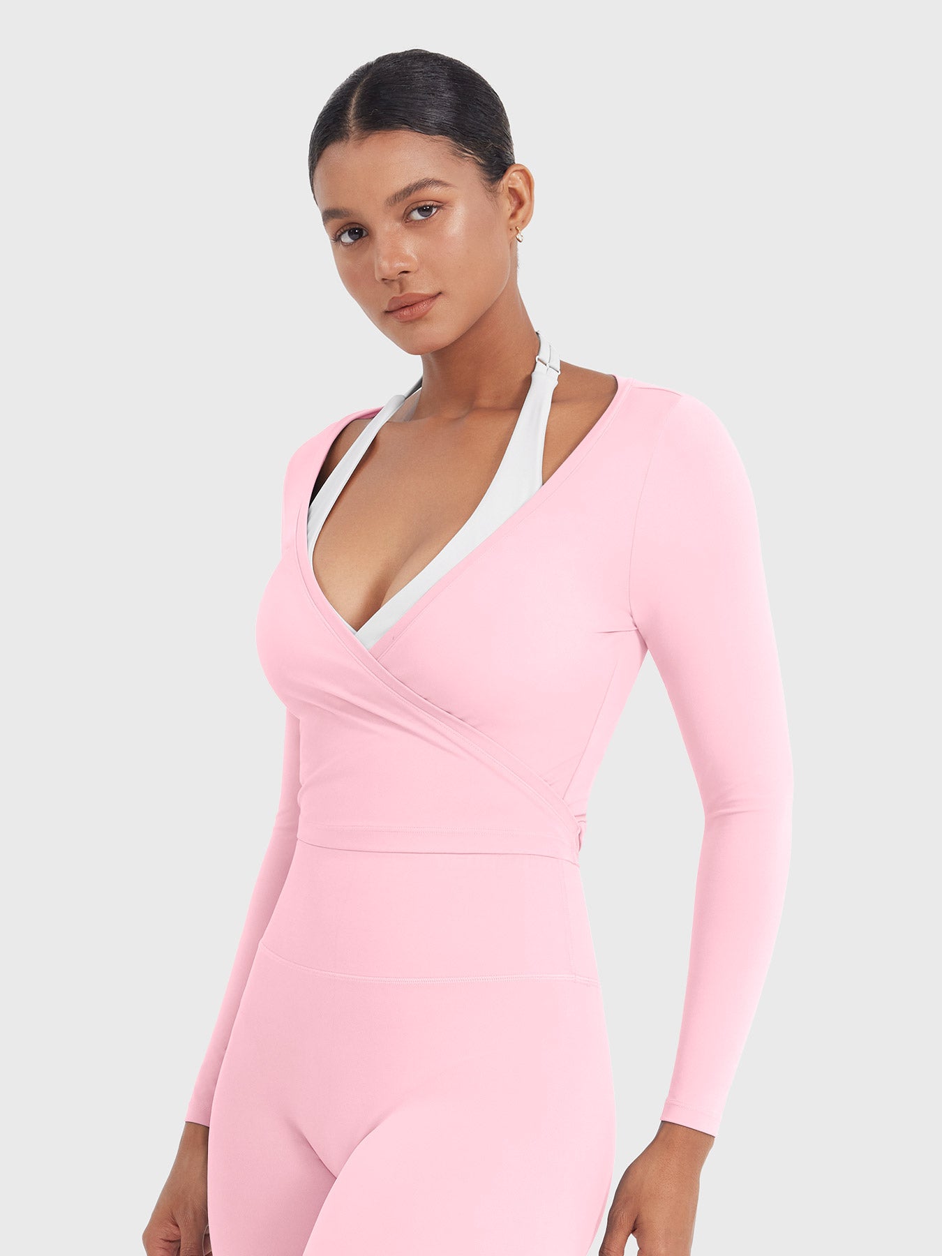 Long Sleeve Ballet Wrap Top