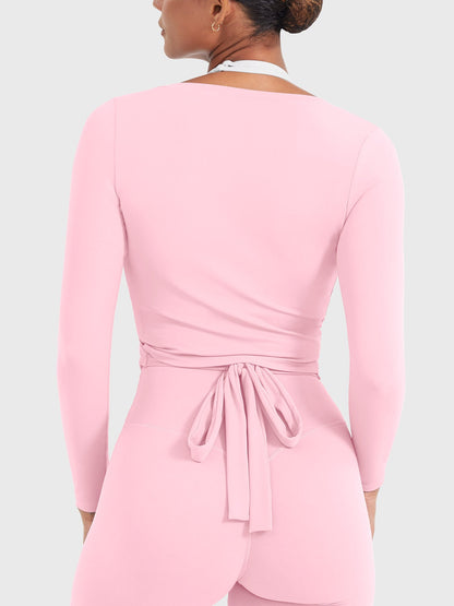 Long Sleeve Ballet Wrap Top