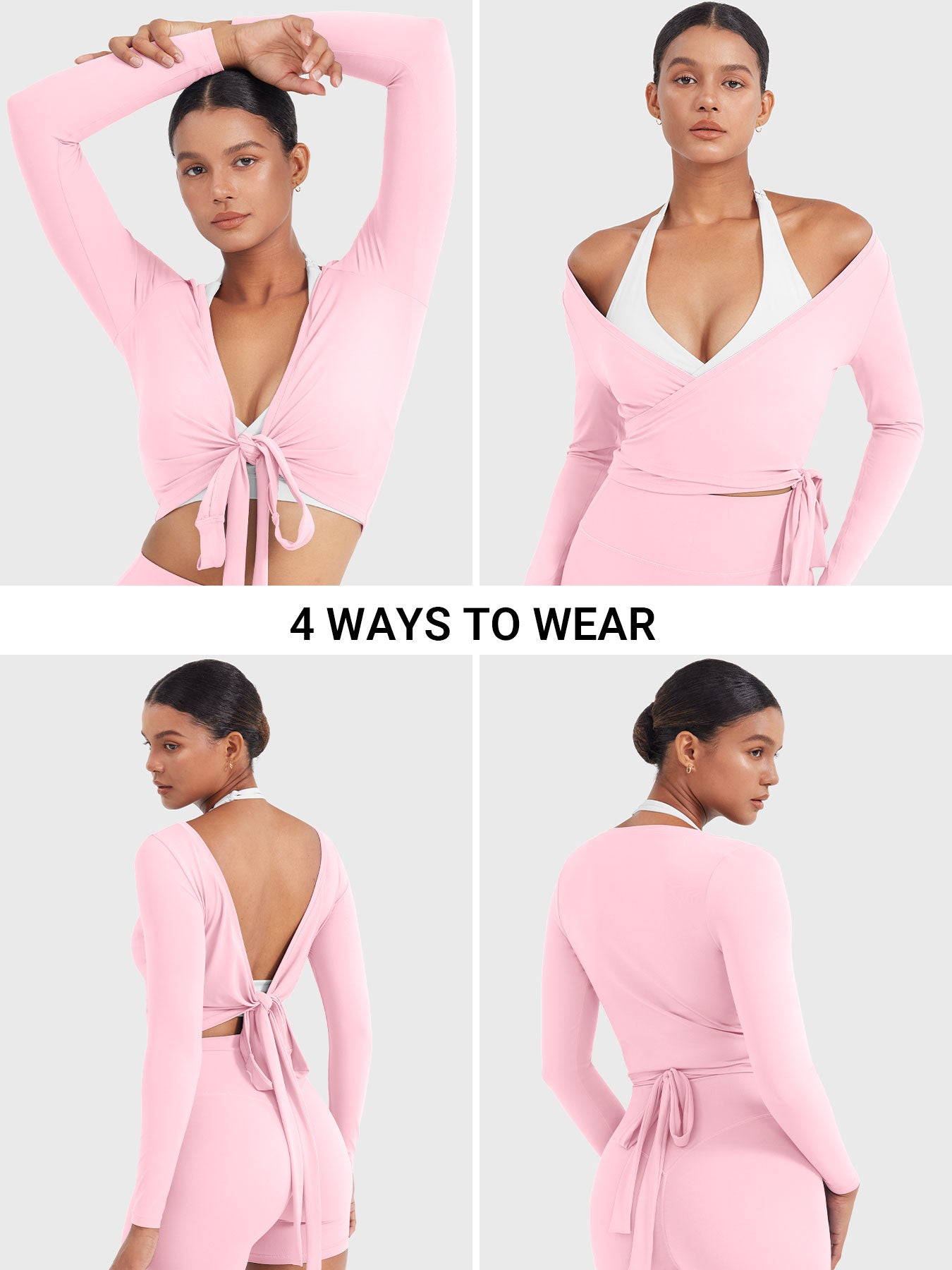 Long Sleeve Ballet Wrap Top