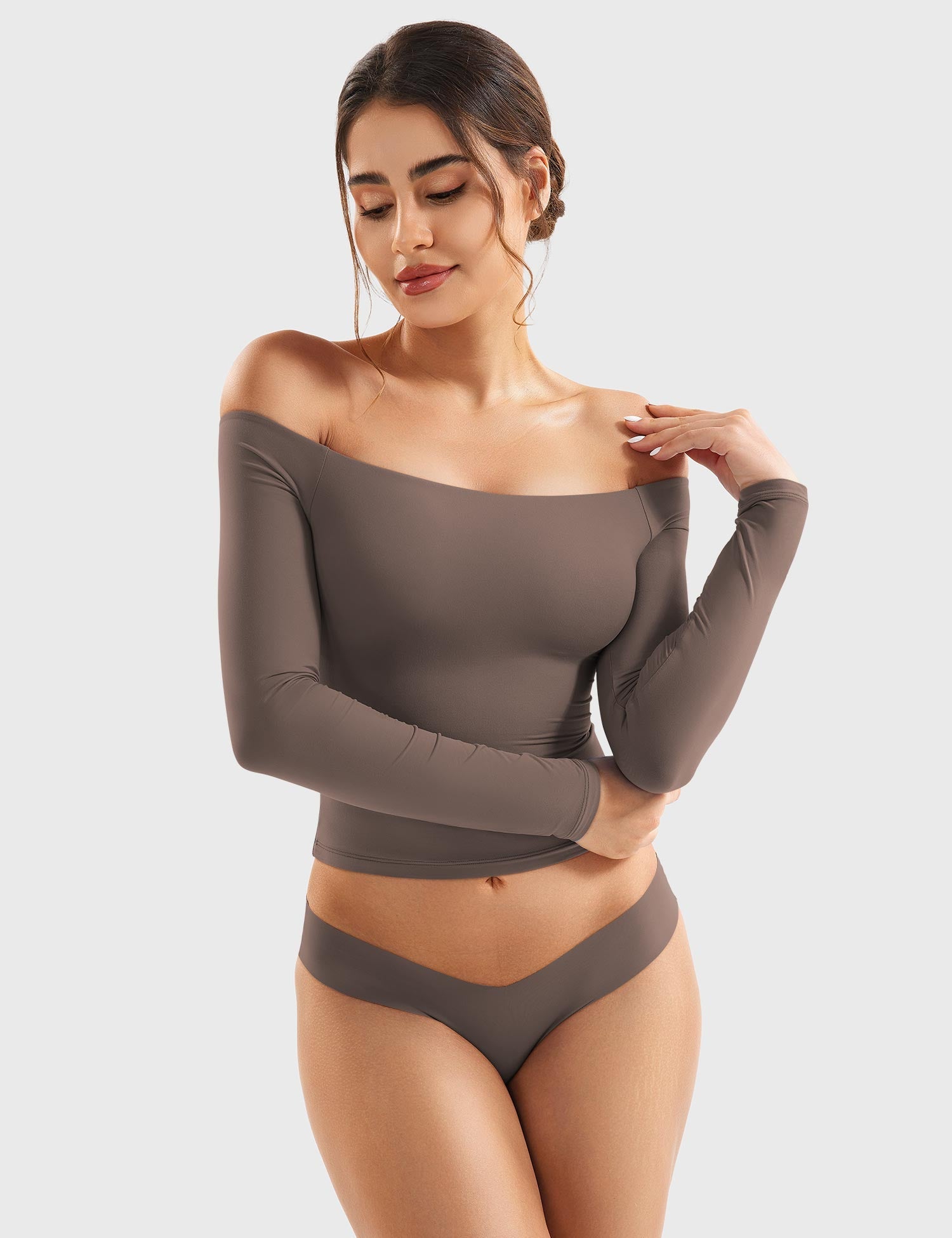 Off Shoulder Crop Top