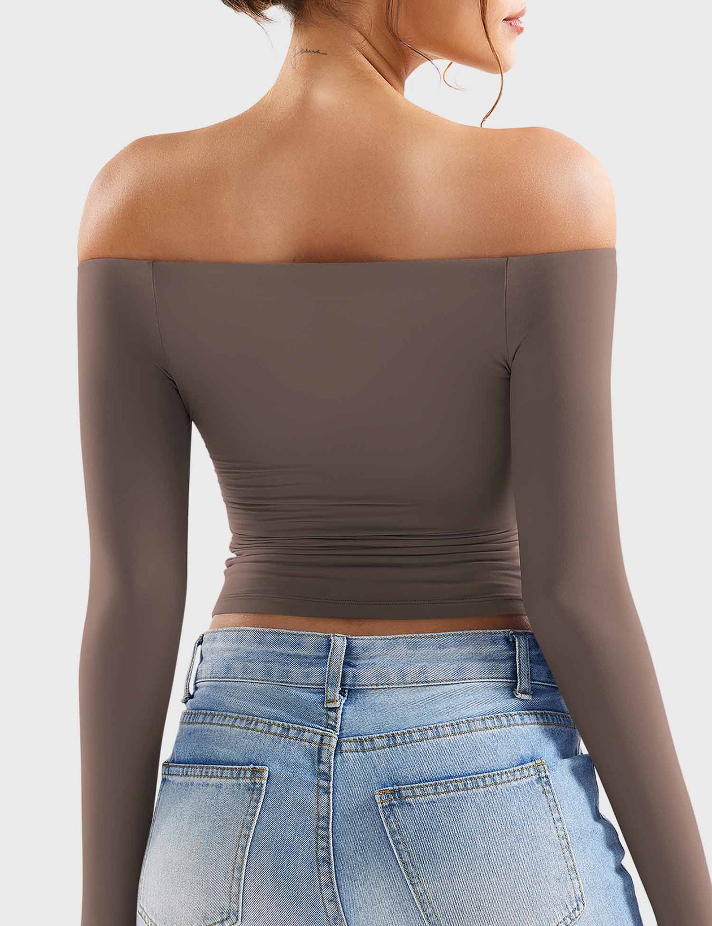 Off Shoulder Crop Top