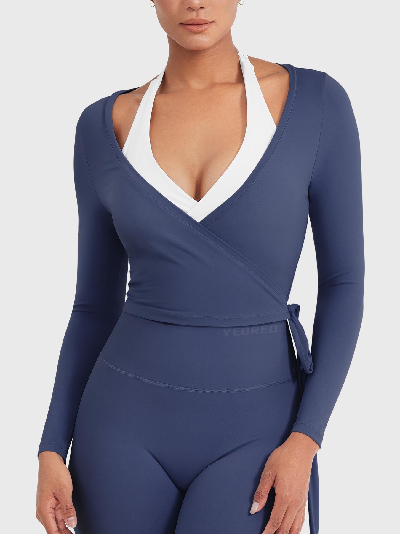 Long Sleeve Ballet Wrap Top
