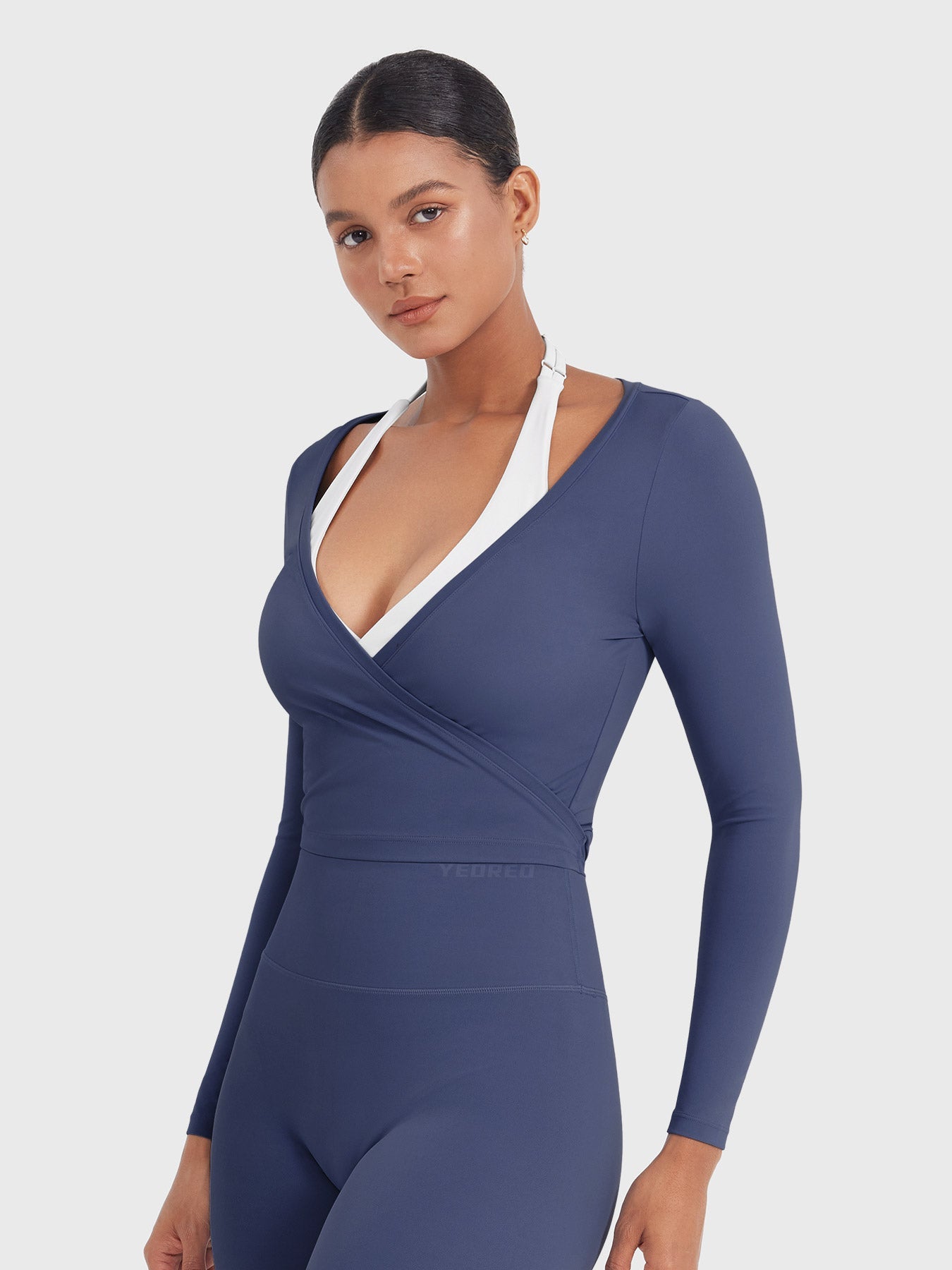 Long Sleeve Ballet Wrap Top