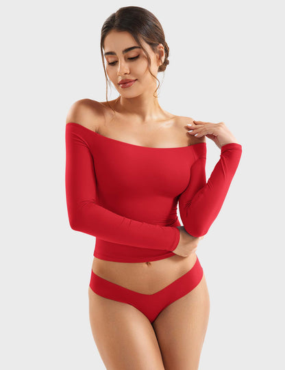 Off Shoulder Crop Top