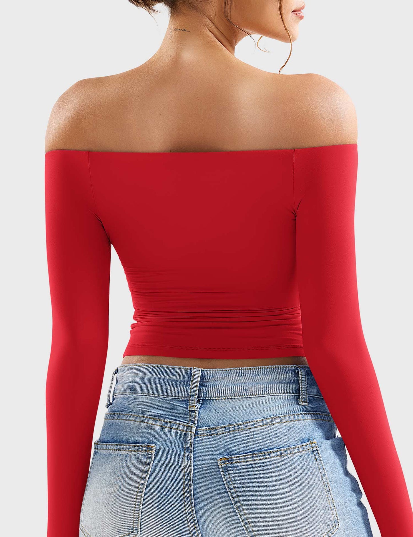 Off Shoulder Crop Top