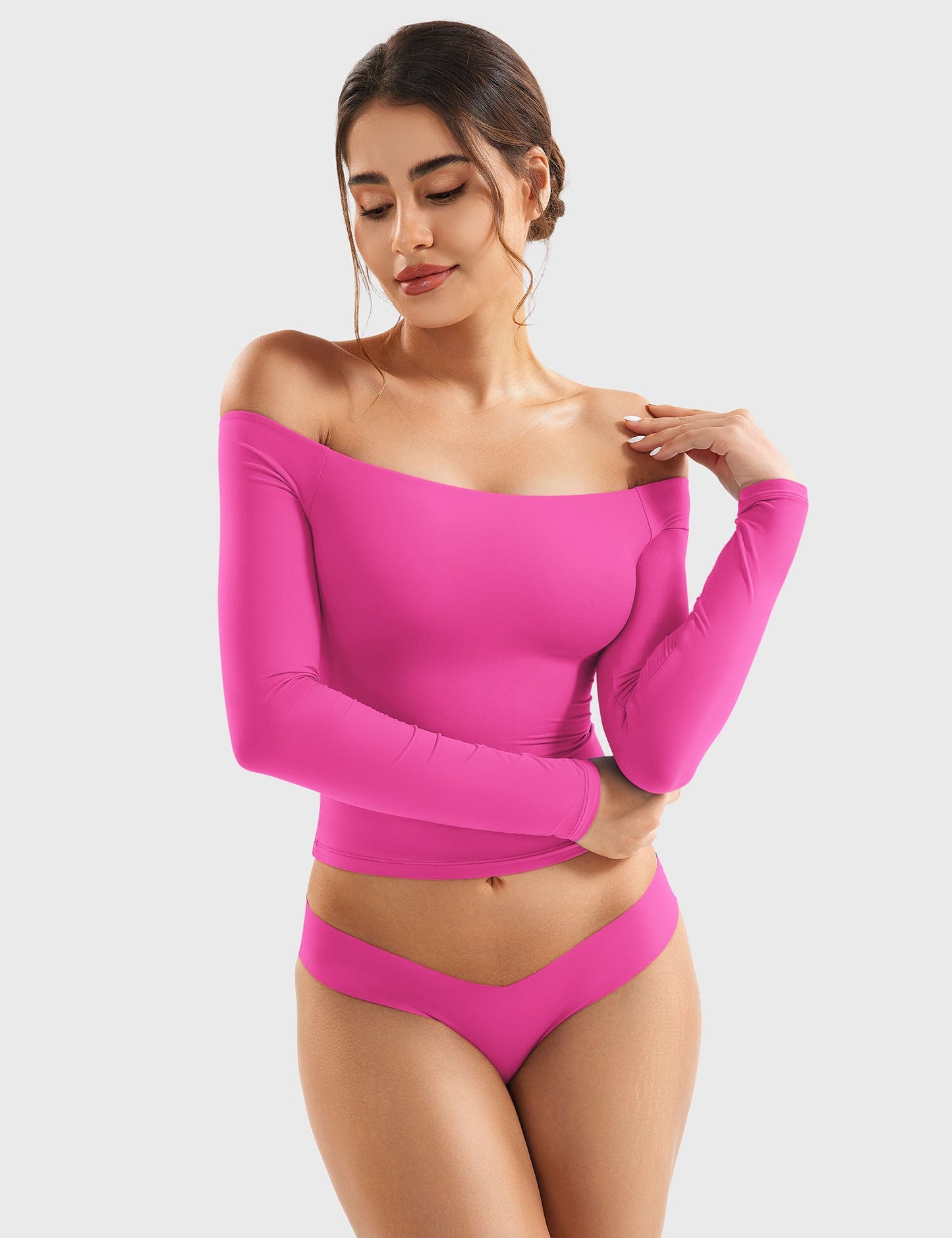 Off Shoulder Crop Top