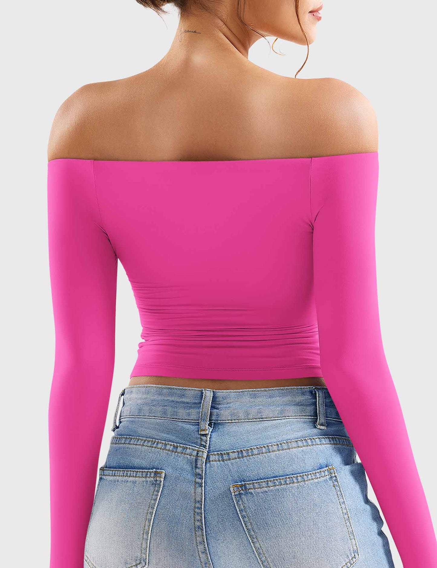 Off Shoulder Crop Top