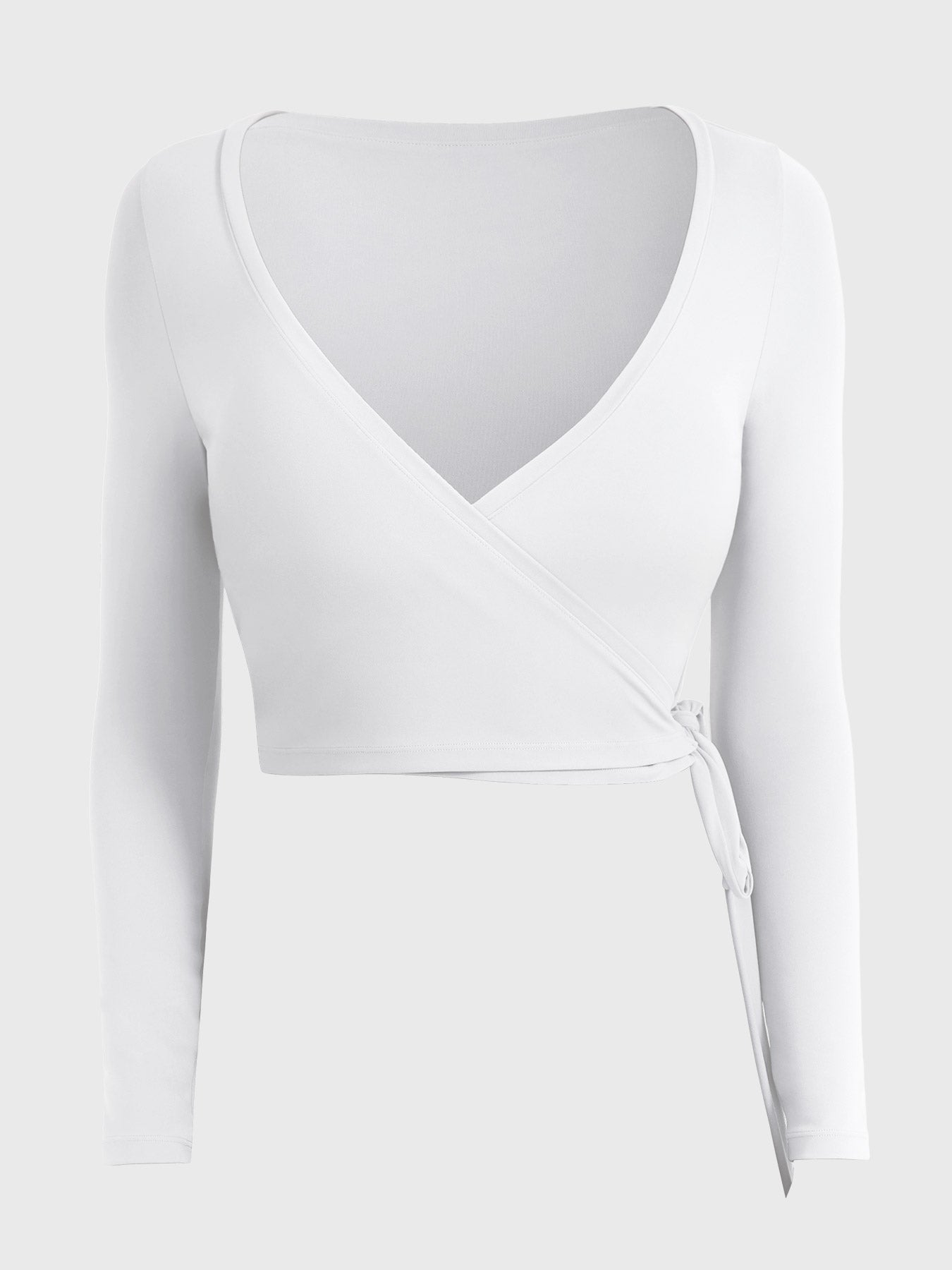 Long Sleeve Ballet Wrap Top