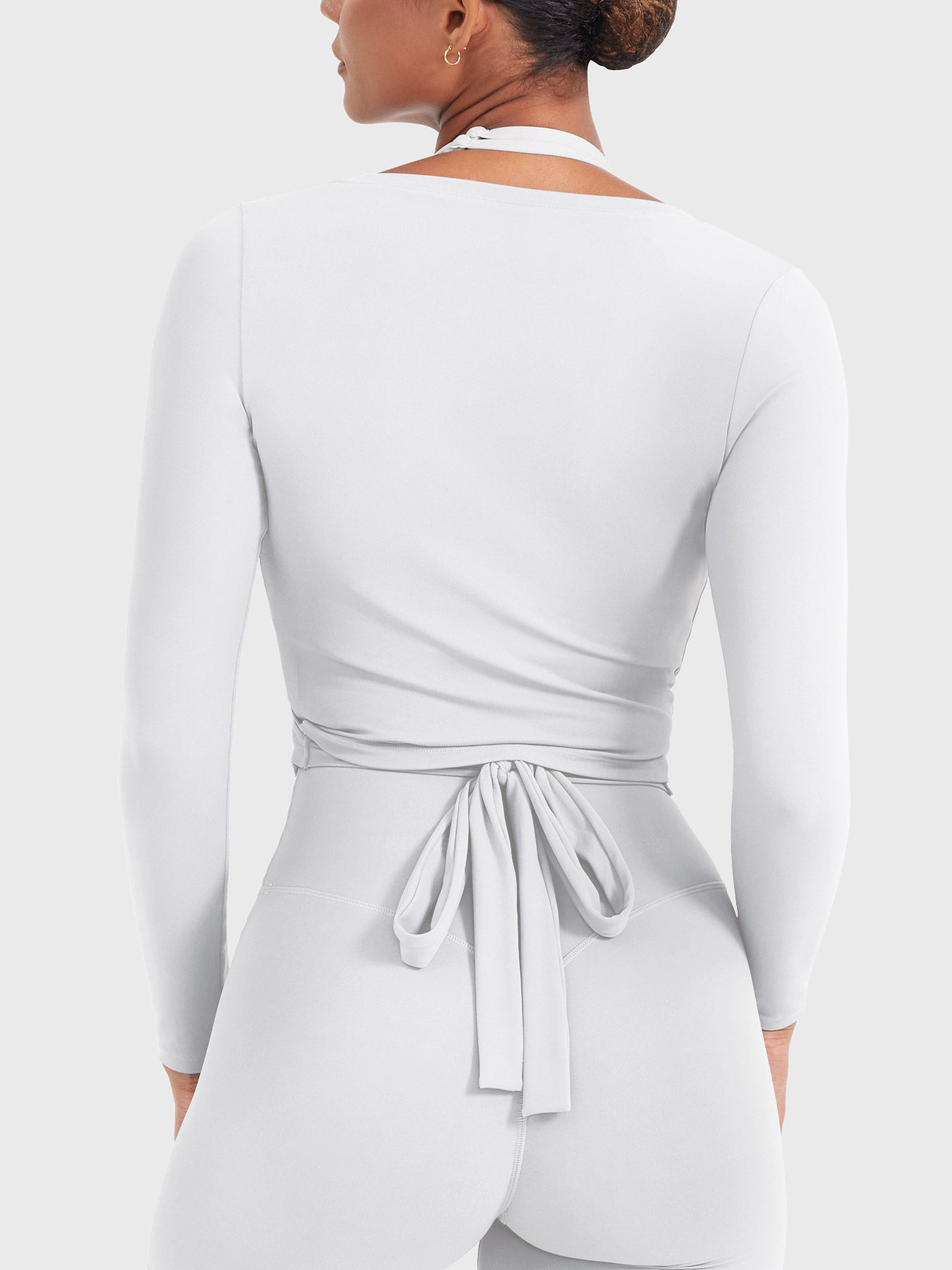 Long Sleeve Ballet Wrap Top