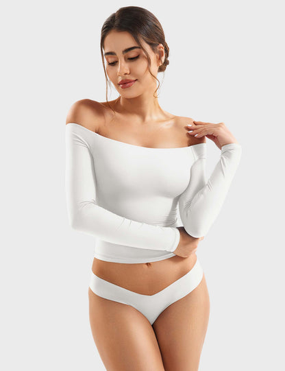 Off Shoulder Crop Top