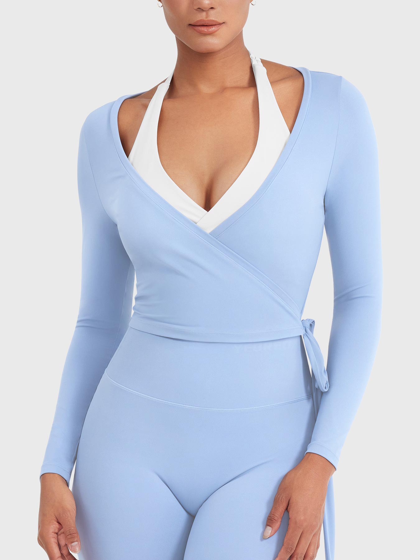 Long Sleeve Ballet Wrap Top