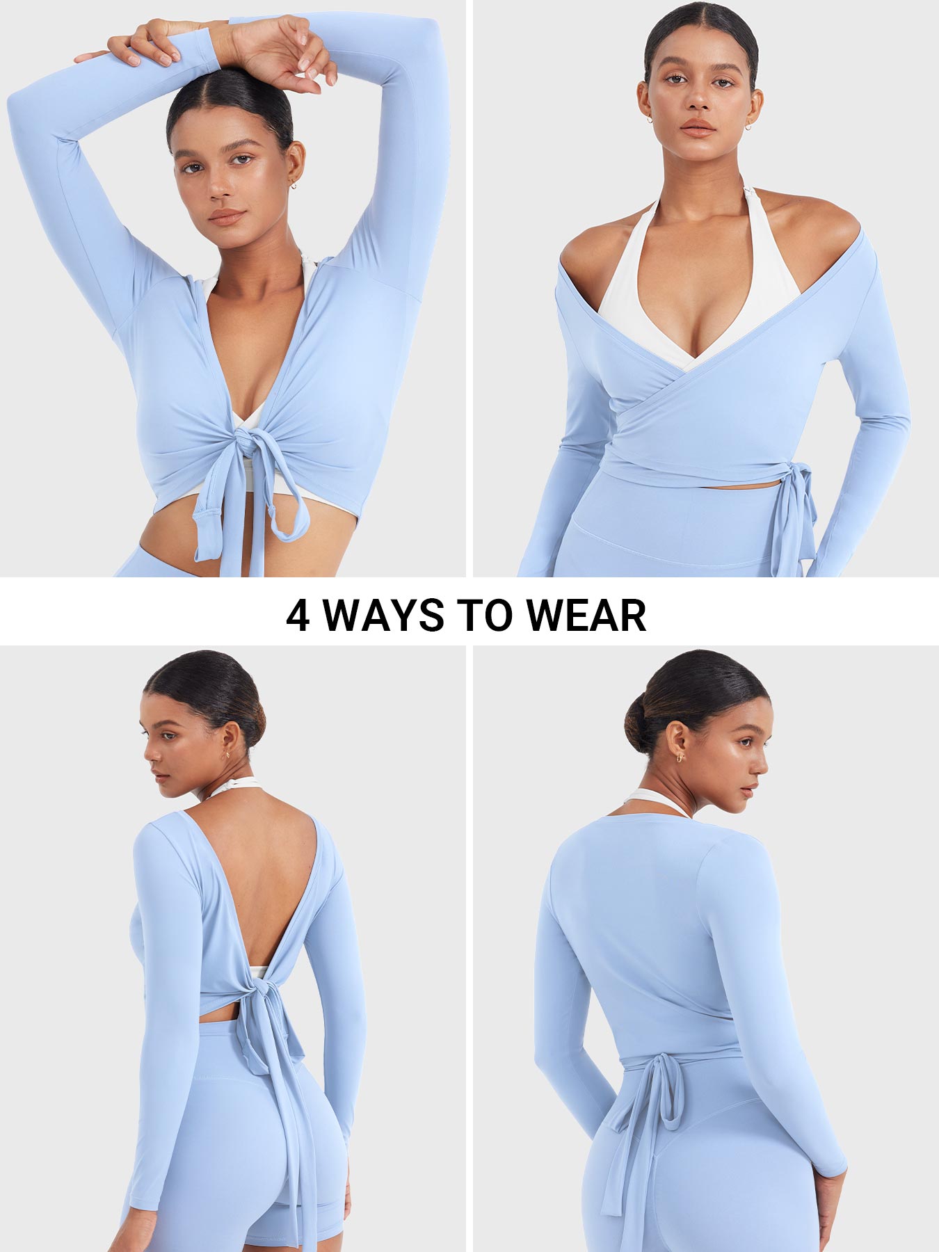 Long Sleeve Ballet Wrap Top