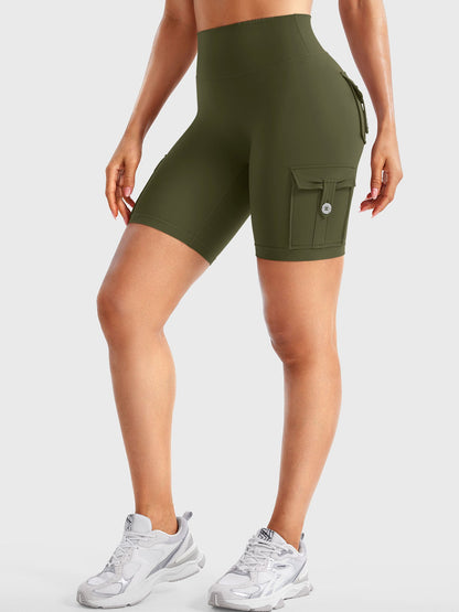 Cargo Pocket Biker Shorts