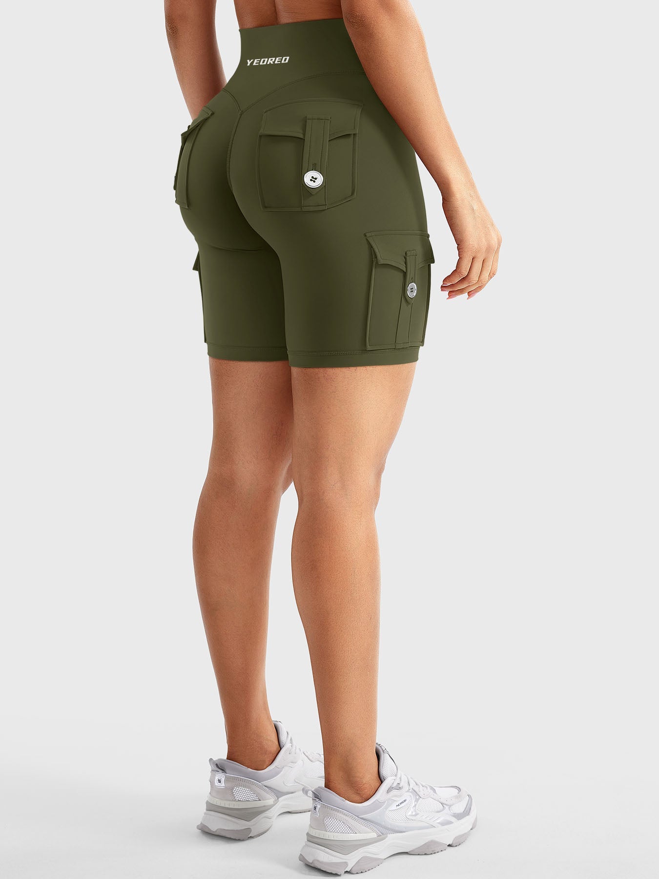 Cargo Pocket Biker Shorts