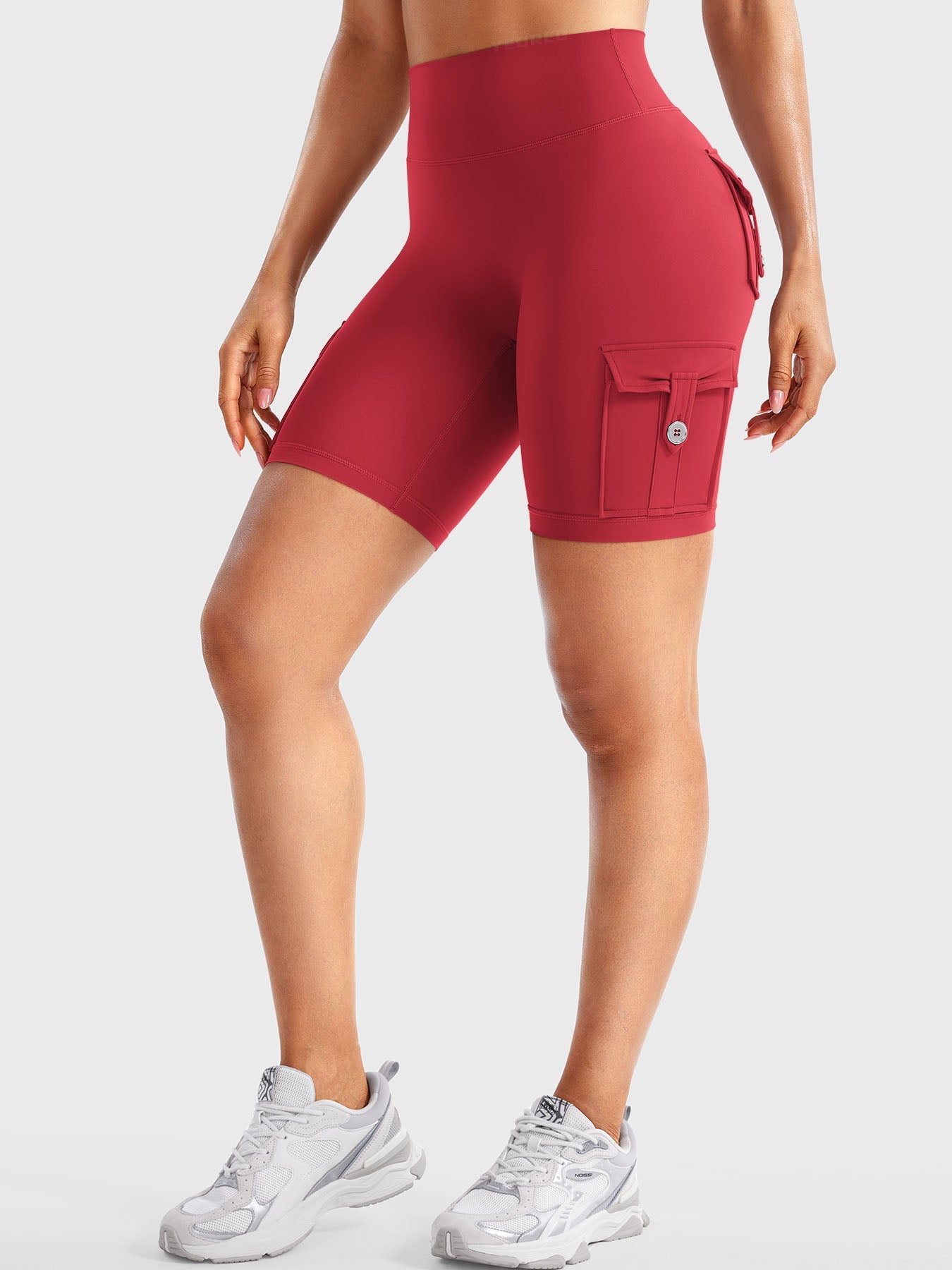 Cargo Pocket Biker Shorts