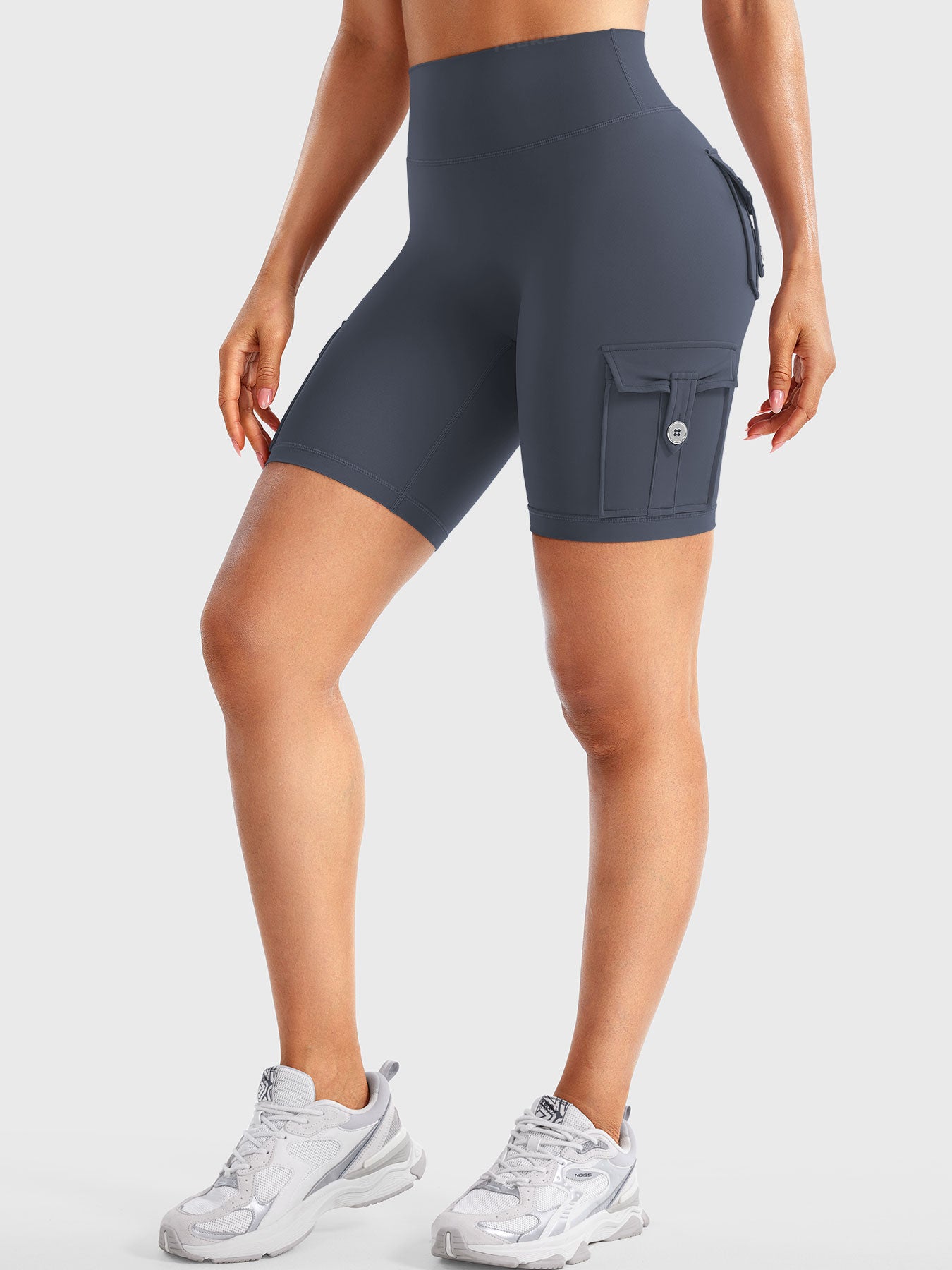 Cargo Pocket Biker Shorts