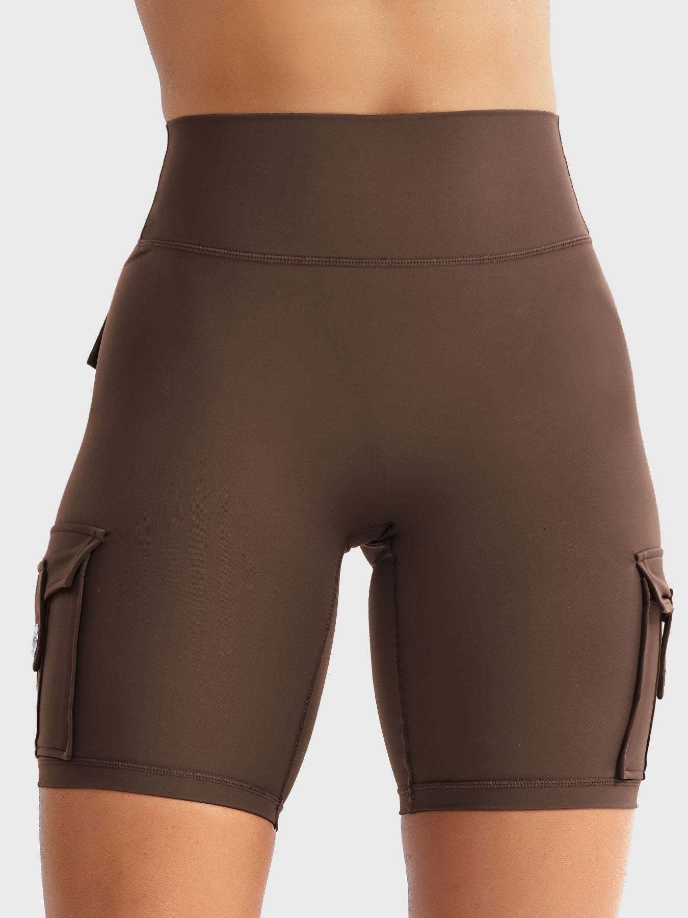Cargo Pocket Biker Shorts