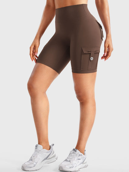 Cargo Pocket Biker Shorts