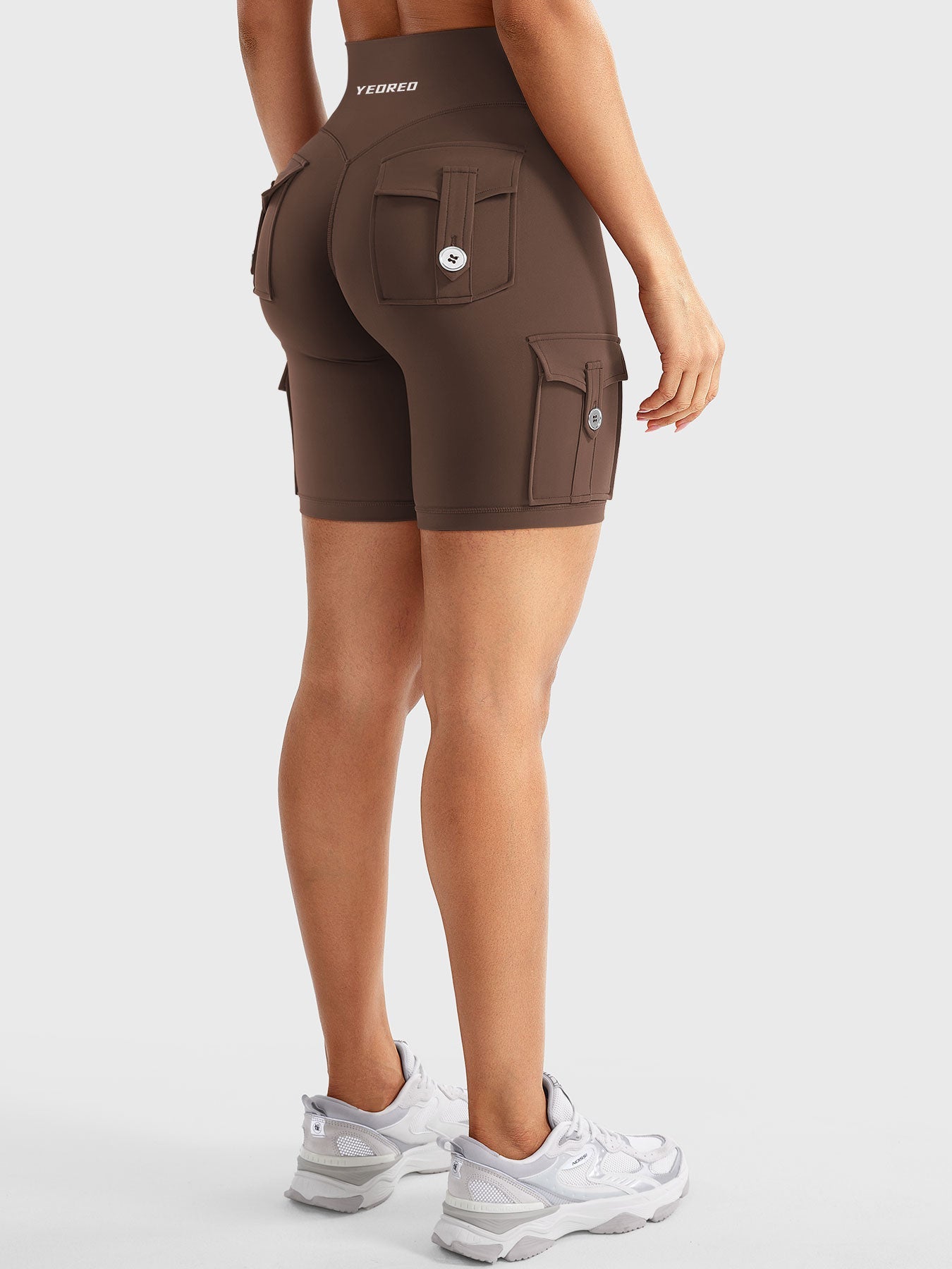 Cargo Pocket Biker Shorts