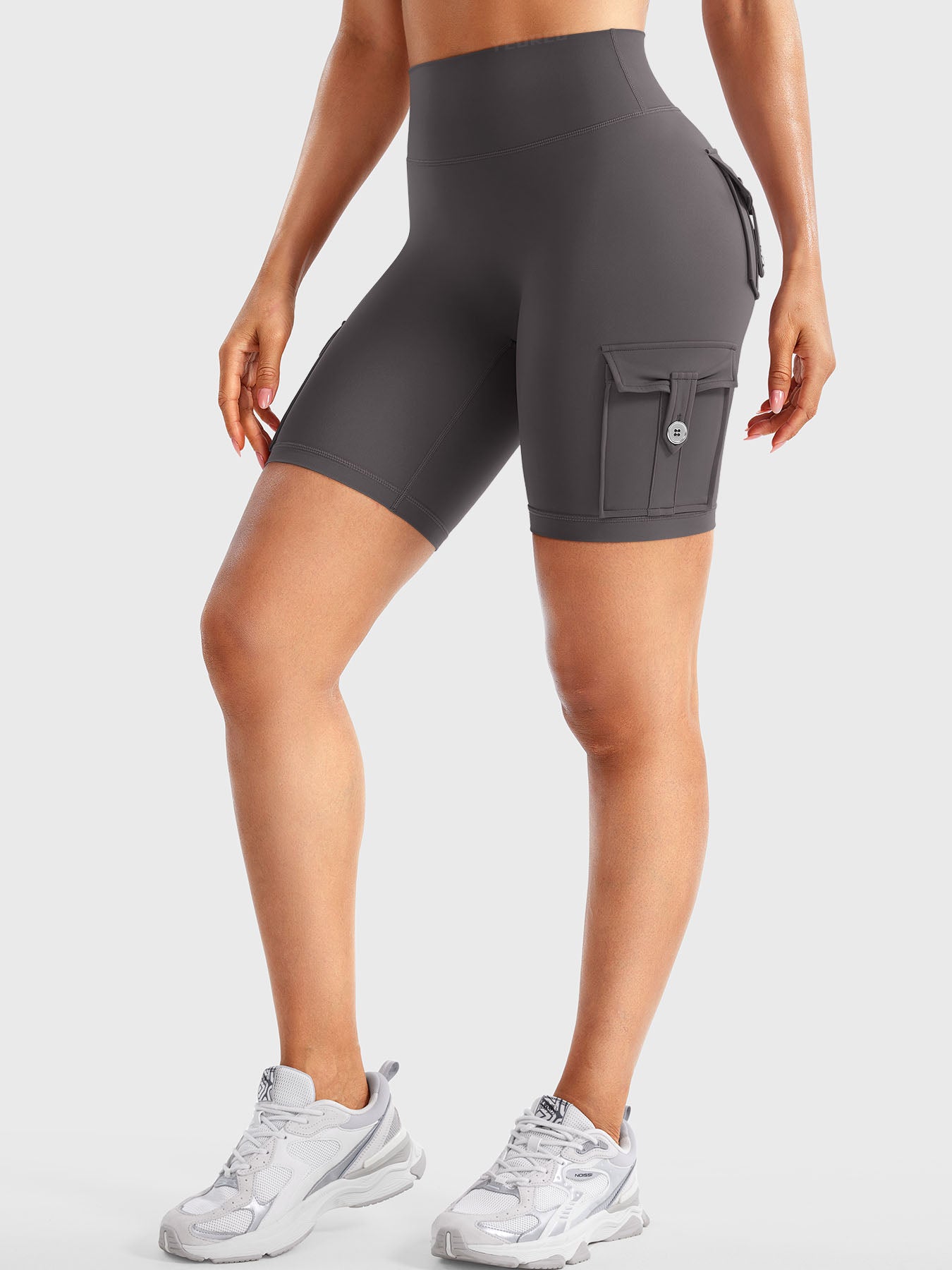 Cargo Pocket Biker Shorts