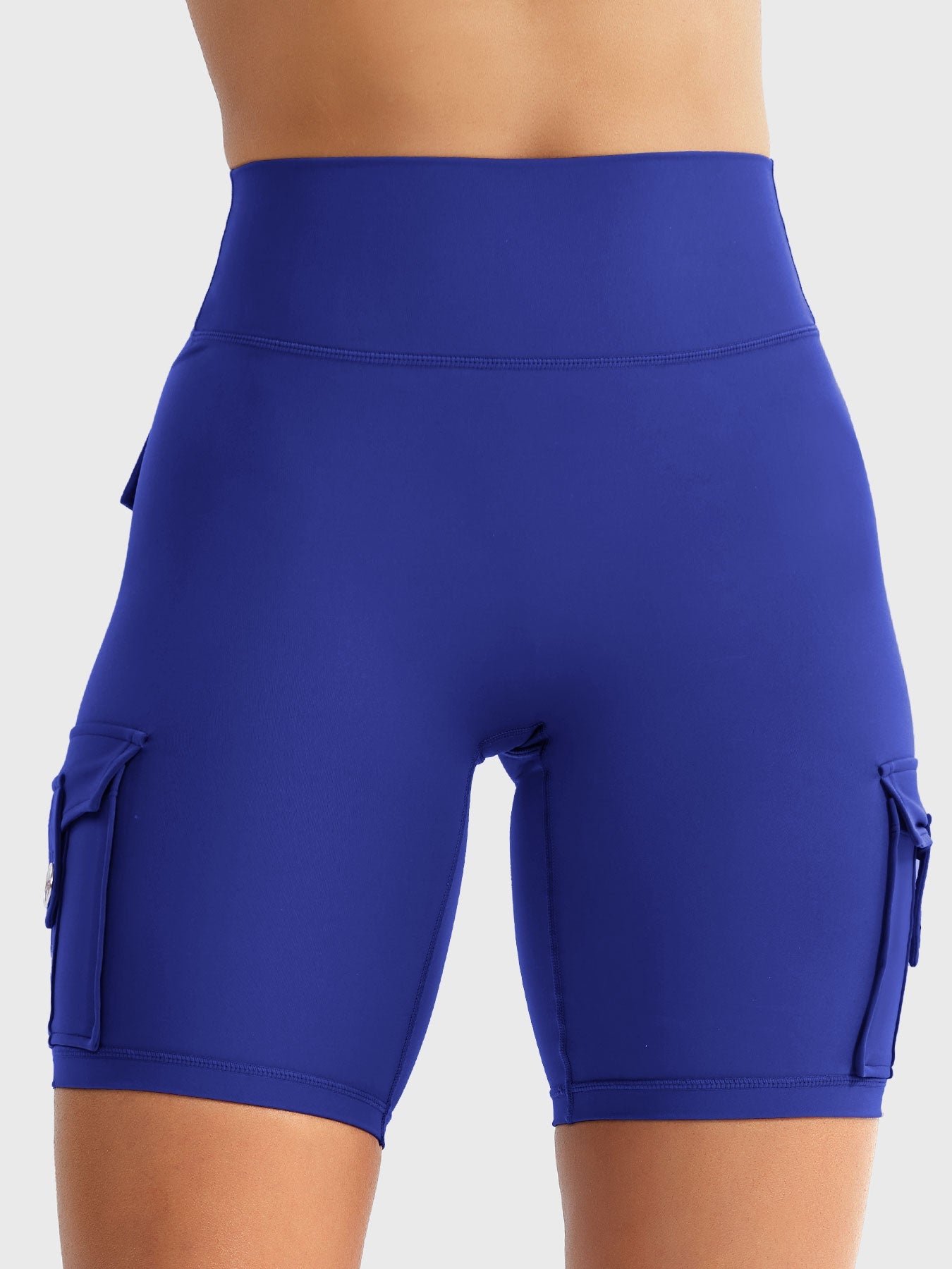 Cargo Pocket Biker Shorts