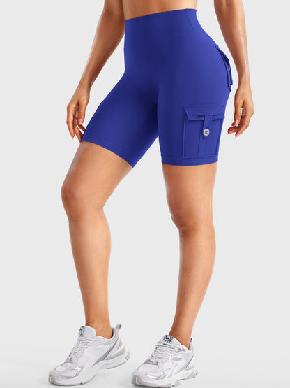 Cargo Pocket Biker Shorts