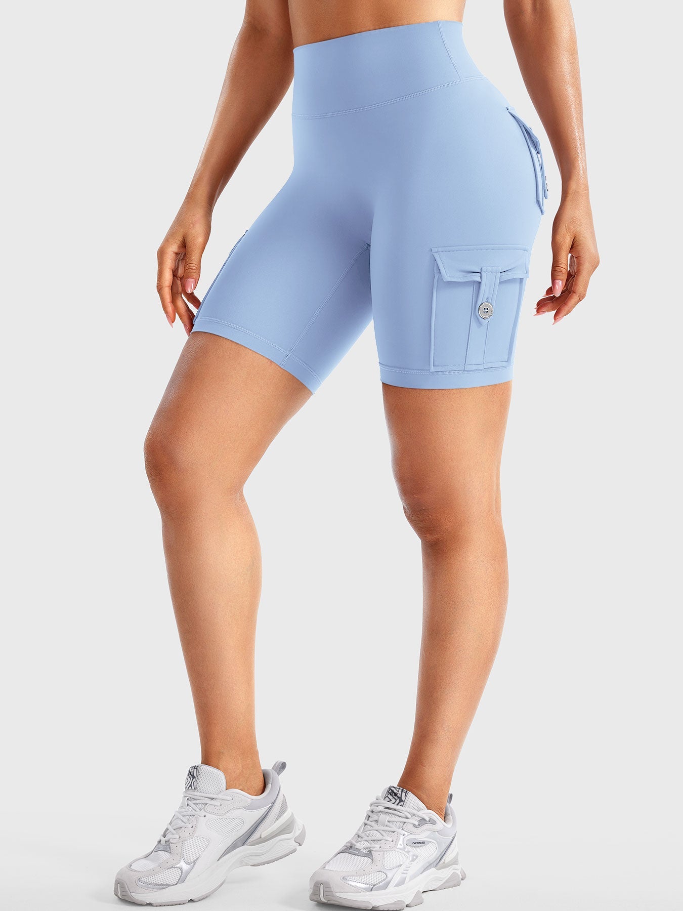 Cargo Pocket Biker Shorts