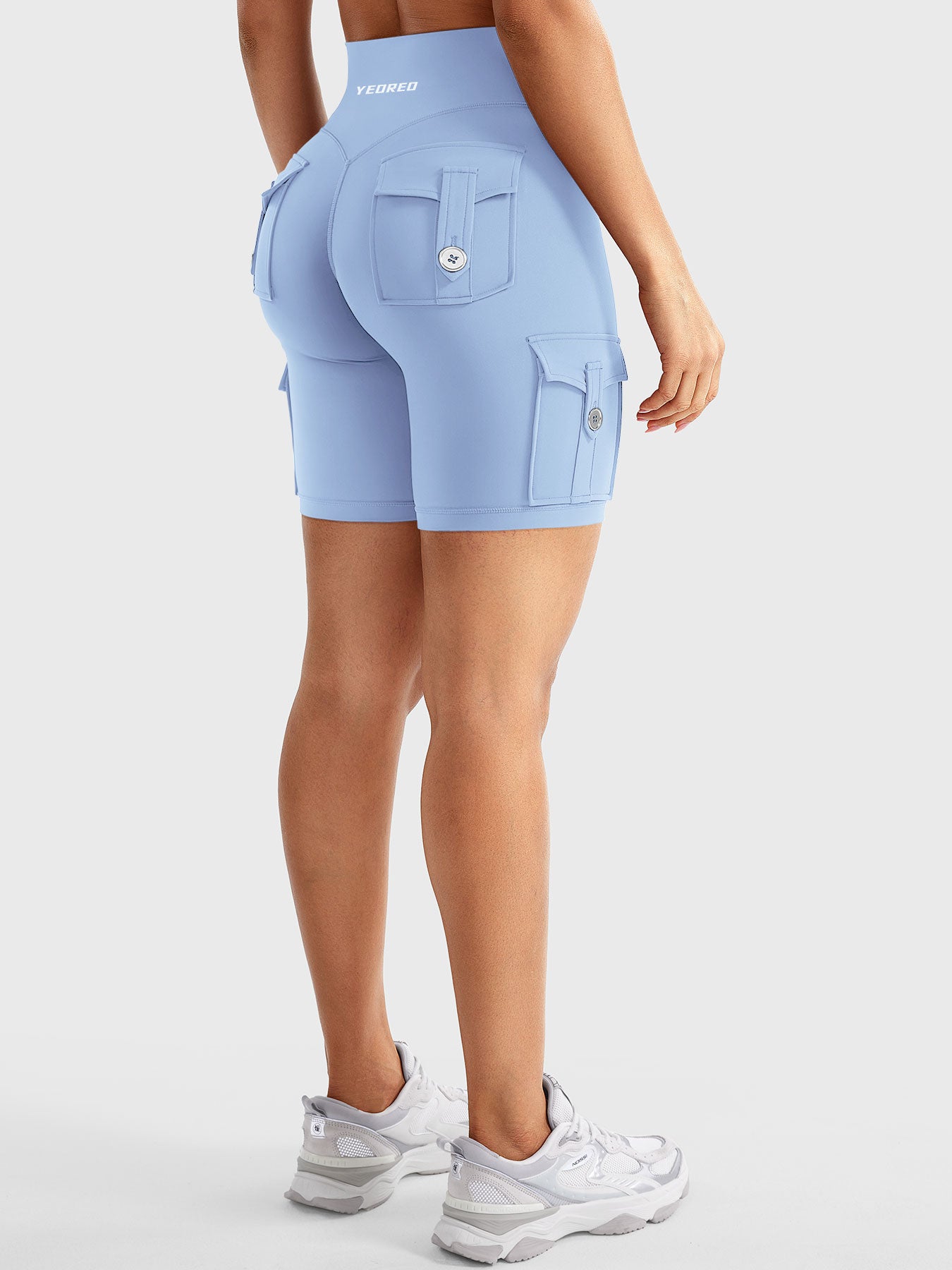 Cargo Pocket Biker Shorts
