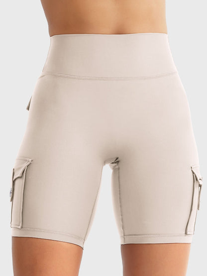 Cargo Pocket Biker Shorts