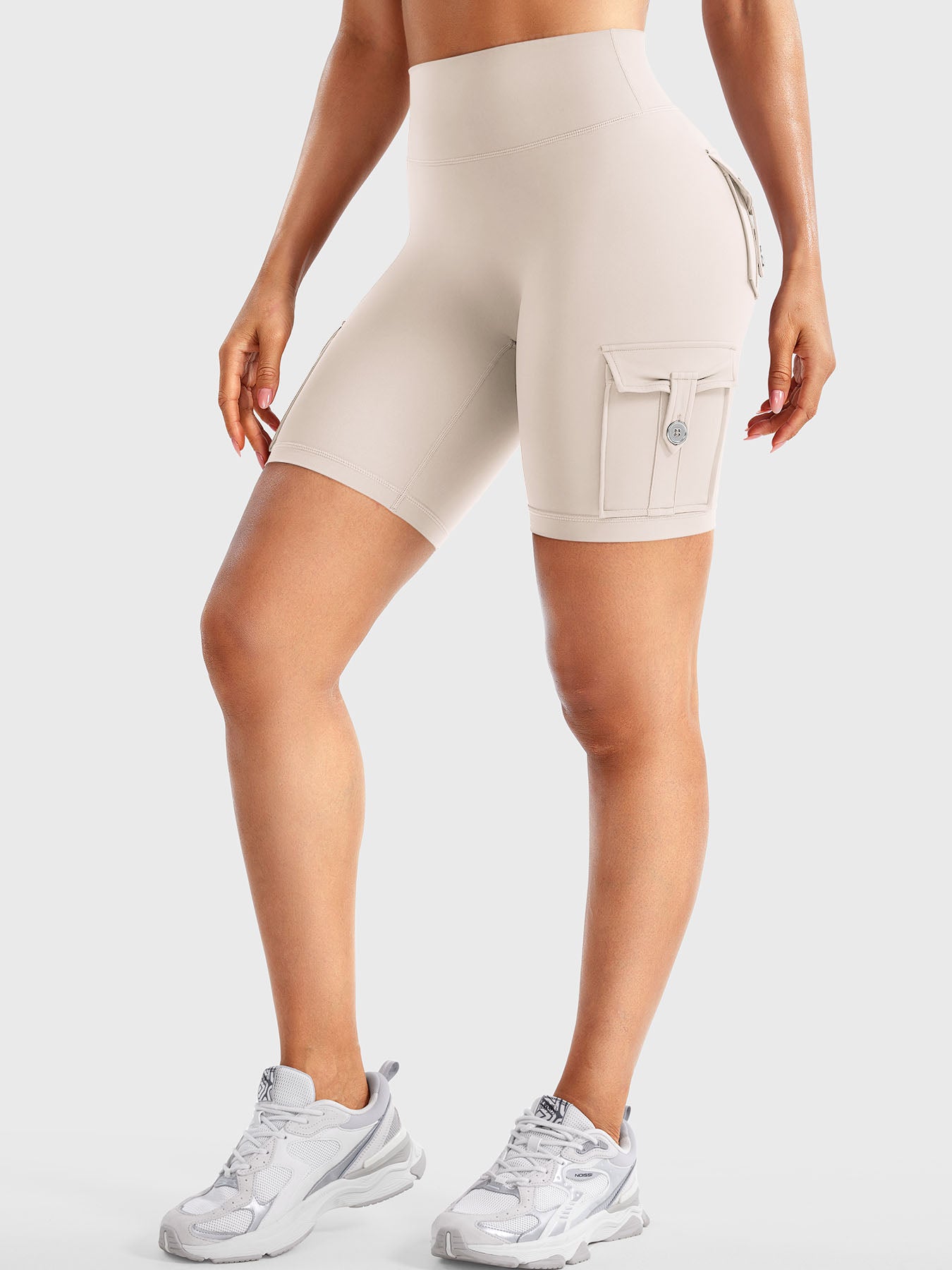 Cargo Pocket Biker Shorts