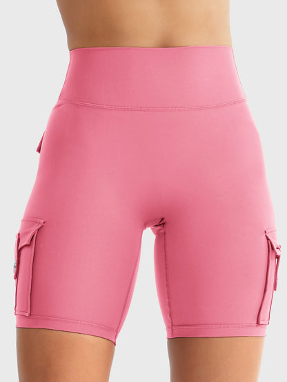Cargo Pocket Biker Shorts