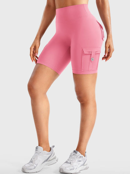 Cargo Pocket Biker Shorts