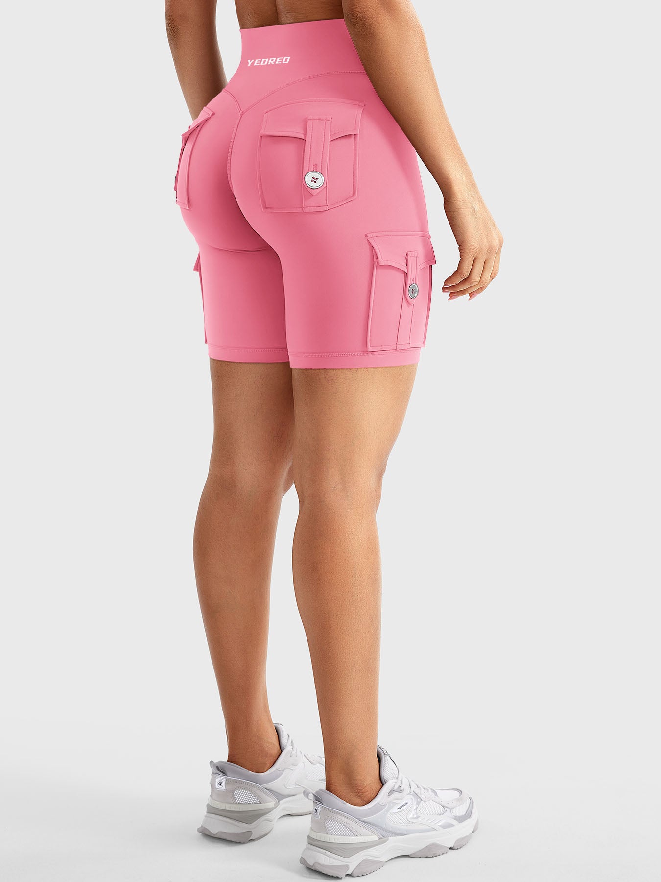 Cargo Pocket Biker Shorts