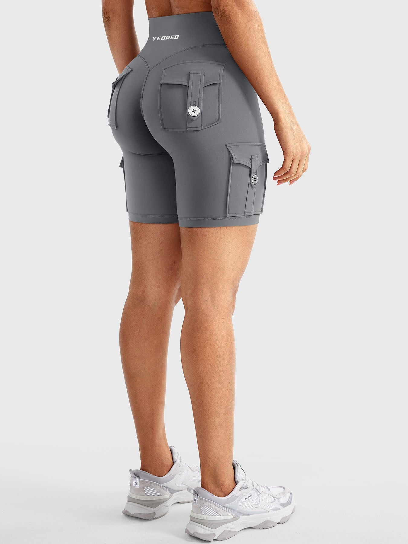 Cargo Pocket Biker Shorts