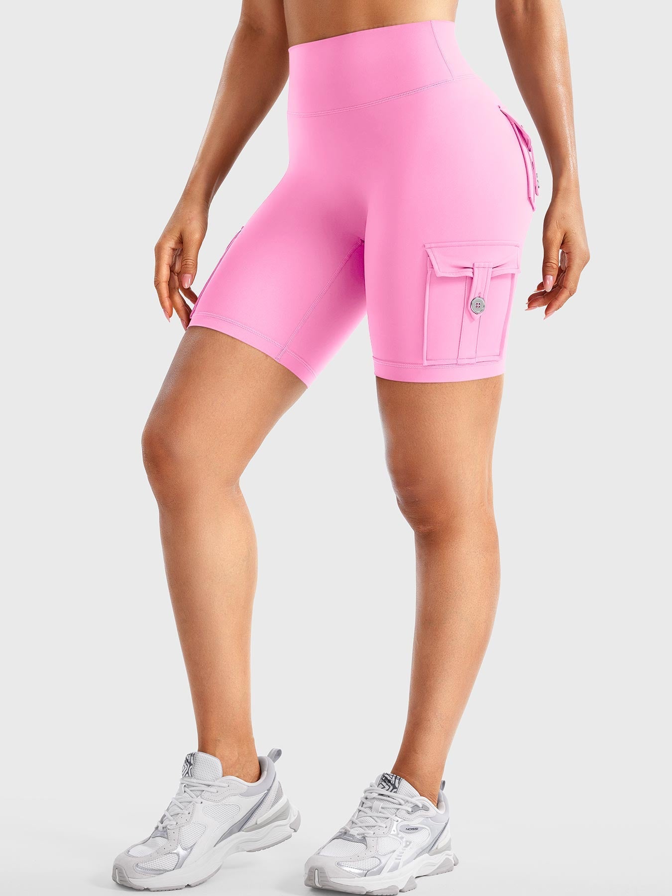 Cargo Pocket Biker Shorts