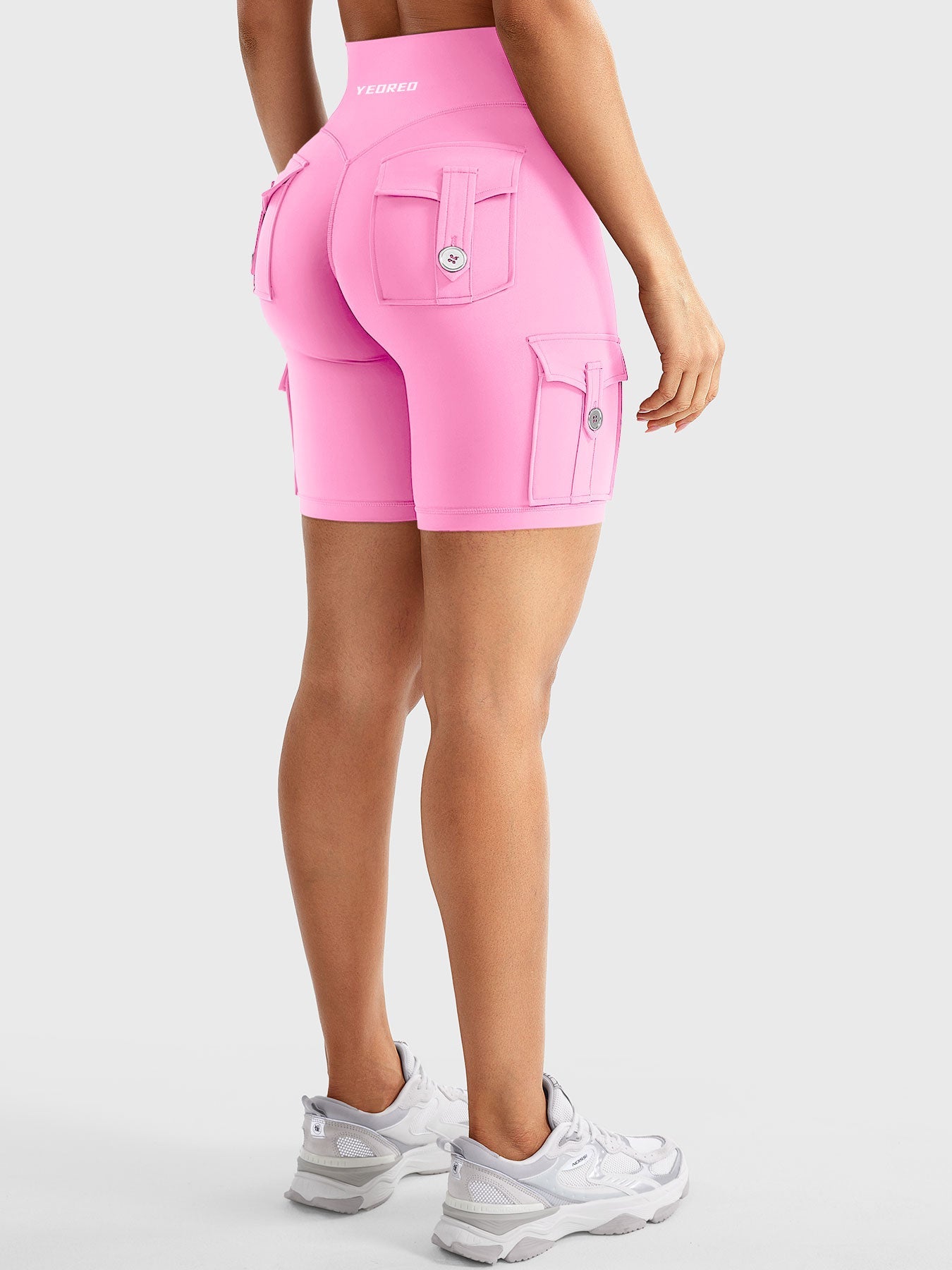 Cargo Pocket Biker Shorts