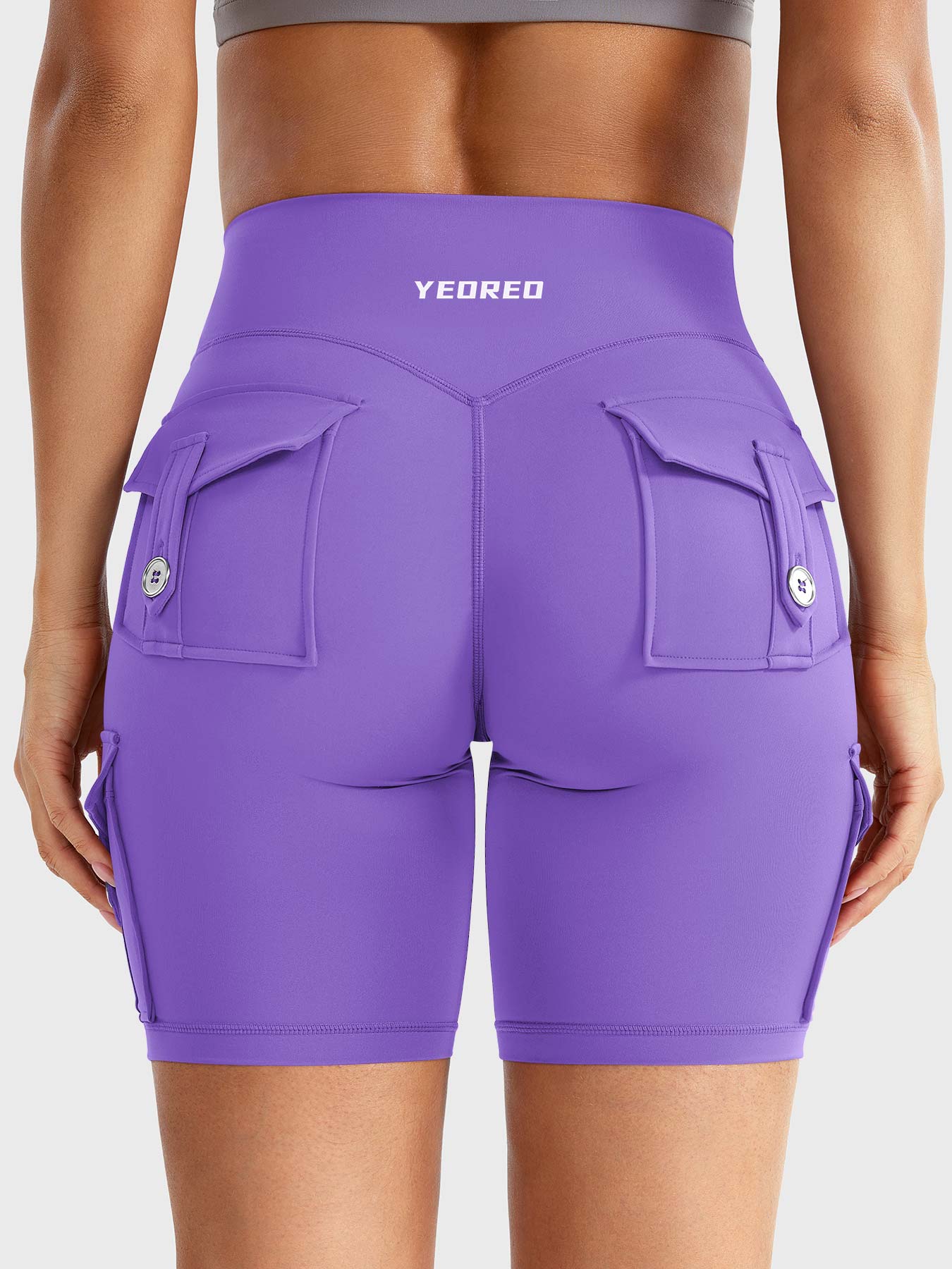 Cargo Pocket Biker Shorts