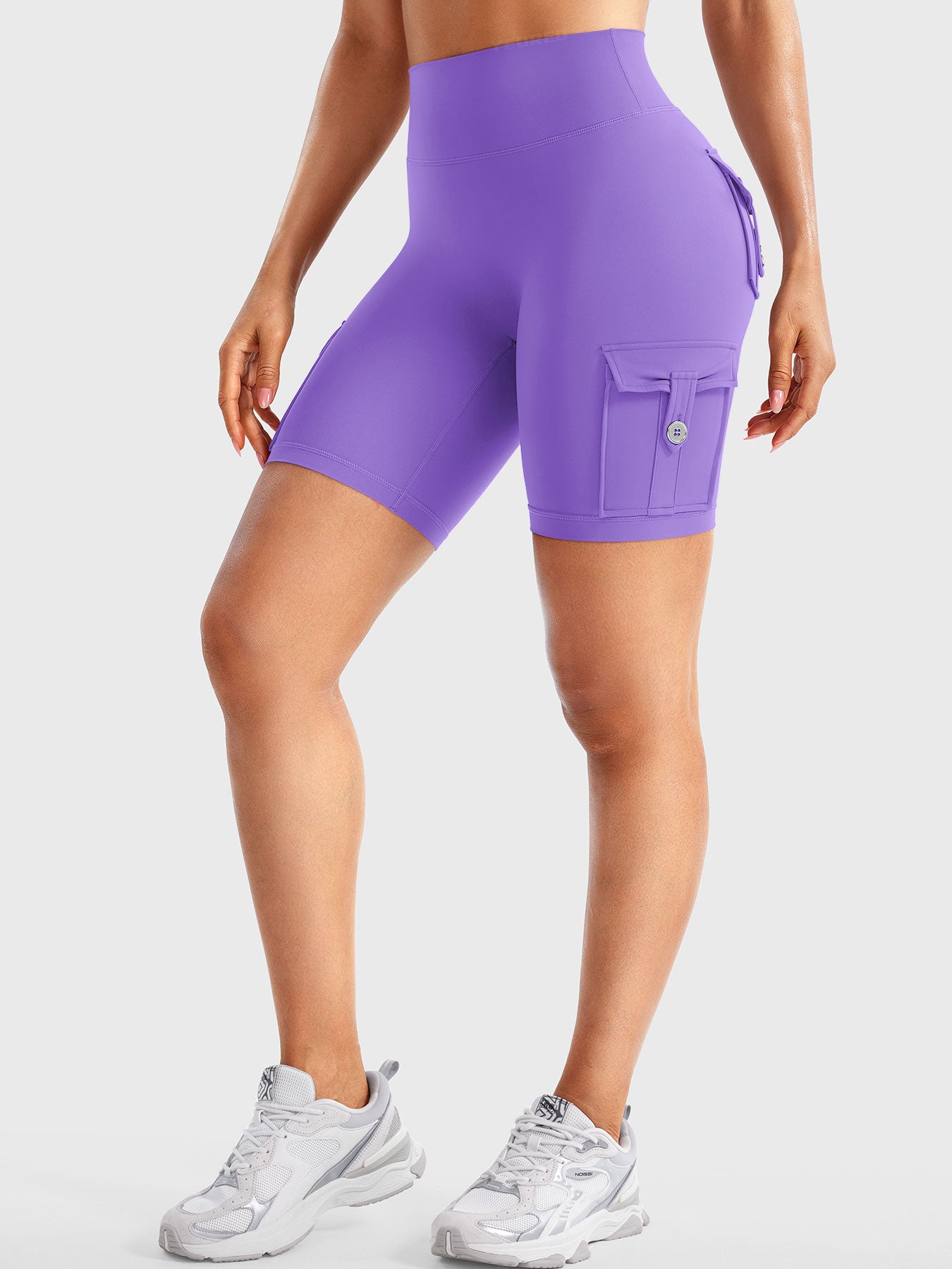 Cargo Pocket Biker Shorts