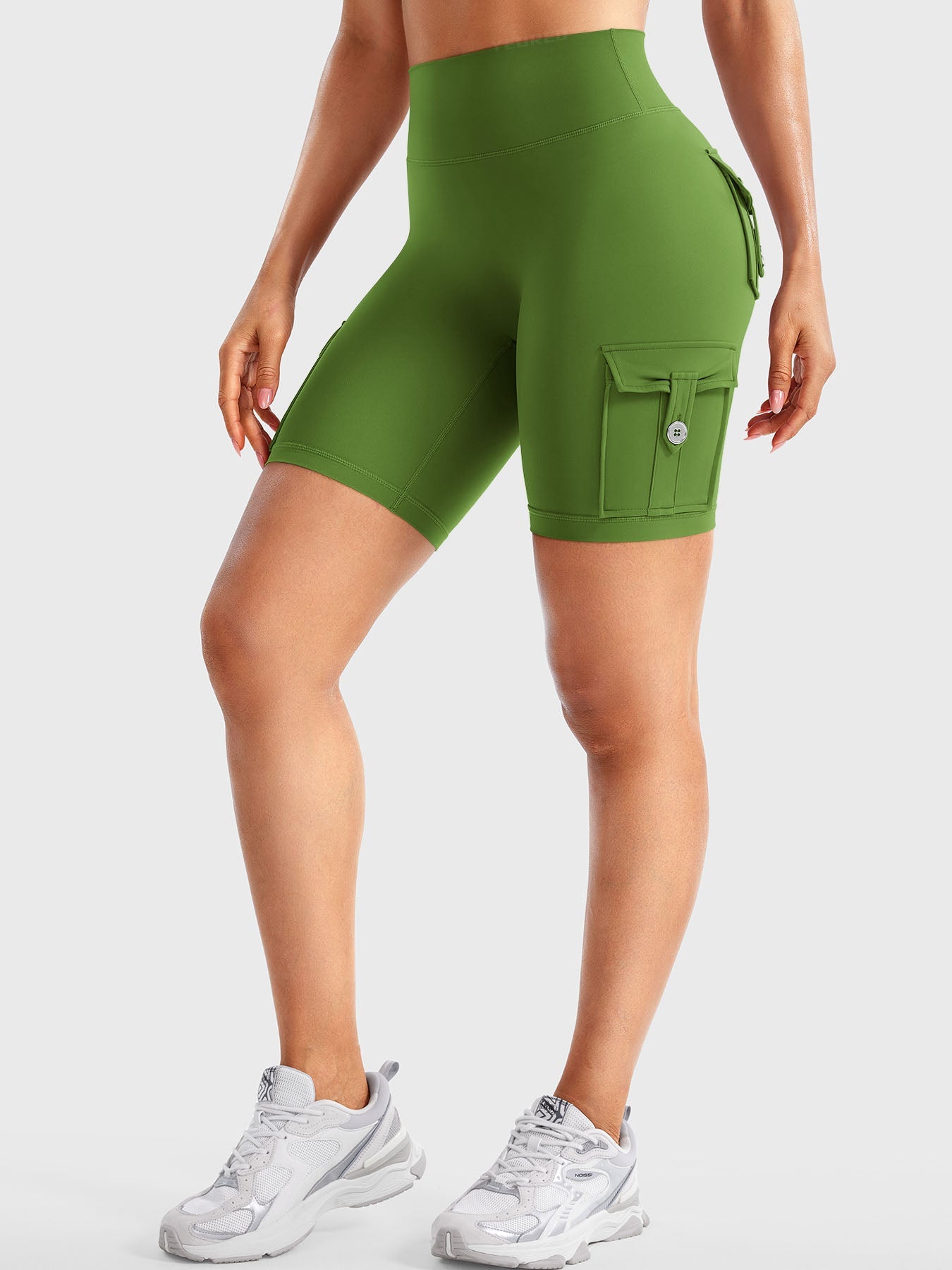 Cargo Pocket Biker Shorts