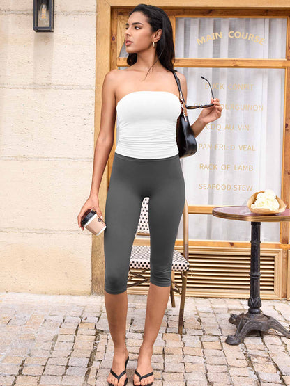 High-Waist Capri Leggings